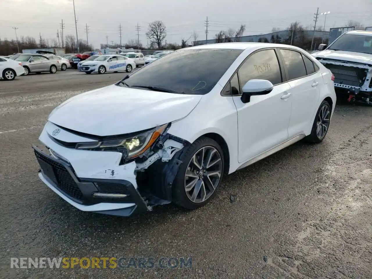 2 Photograph of a damaged car 5YFS4RCE4LP054159 TOYOTA COROLLA 2020