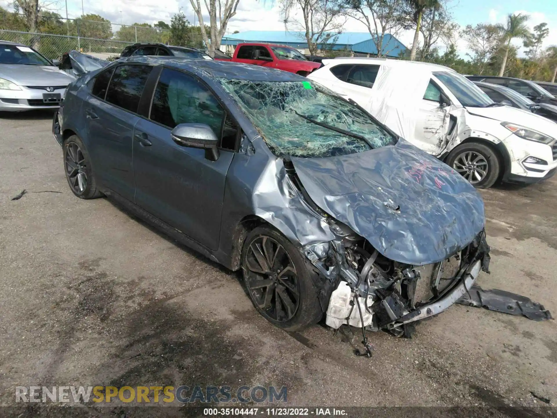 1 fotografías del automóvil dañado 5YFS4RCE5LP005326 TOYOTA COROLLA 2020