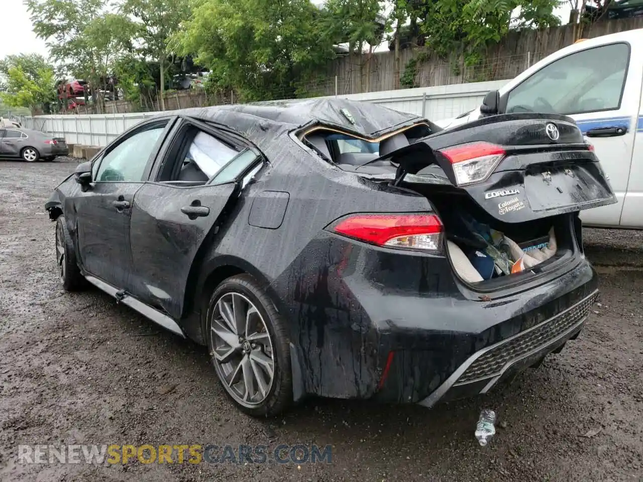 3 fotografías del automóvil dañado 5YFS4RCE5LP026693 TOYOTA COROLLA 2020