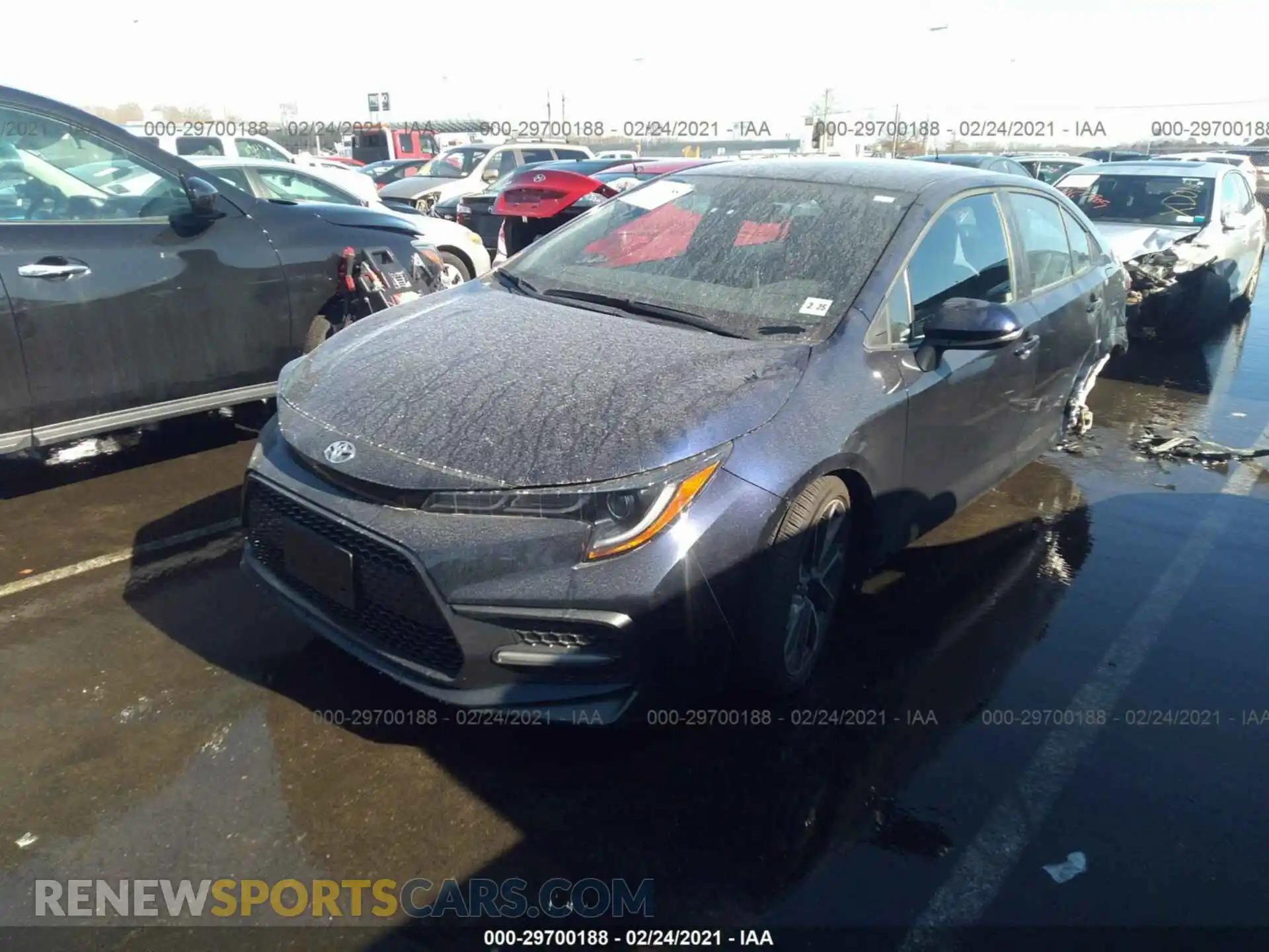 2 Photograph of a damaged car 5YFS4RCE5LP027536 TOYOTA COROLLA 2020