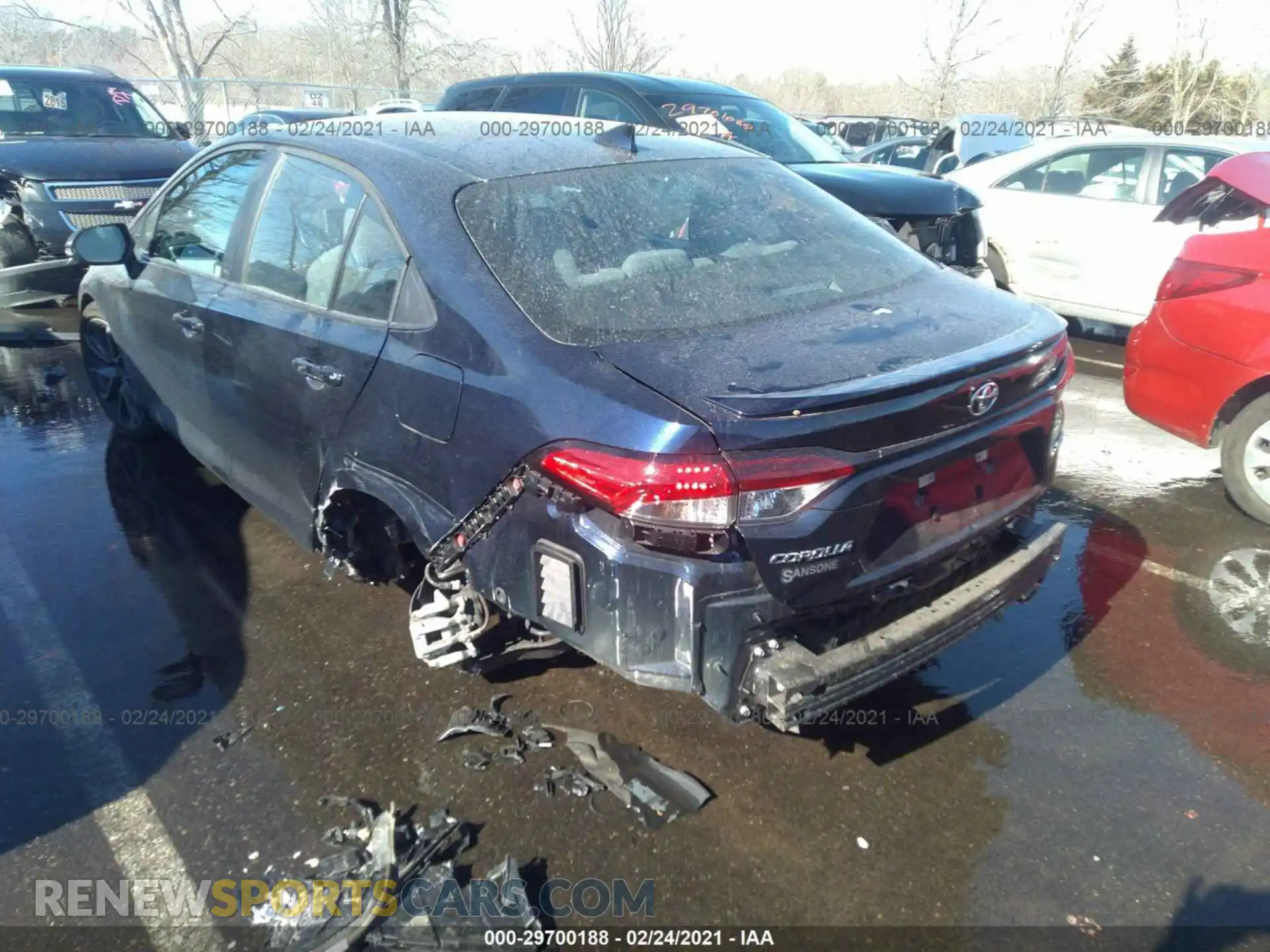 3 Photograph of a damaged car 5YFS4RCE5LP027536 TOYOTA COROLLA 2020