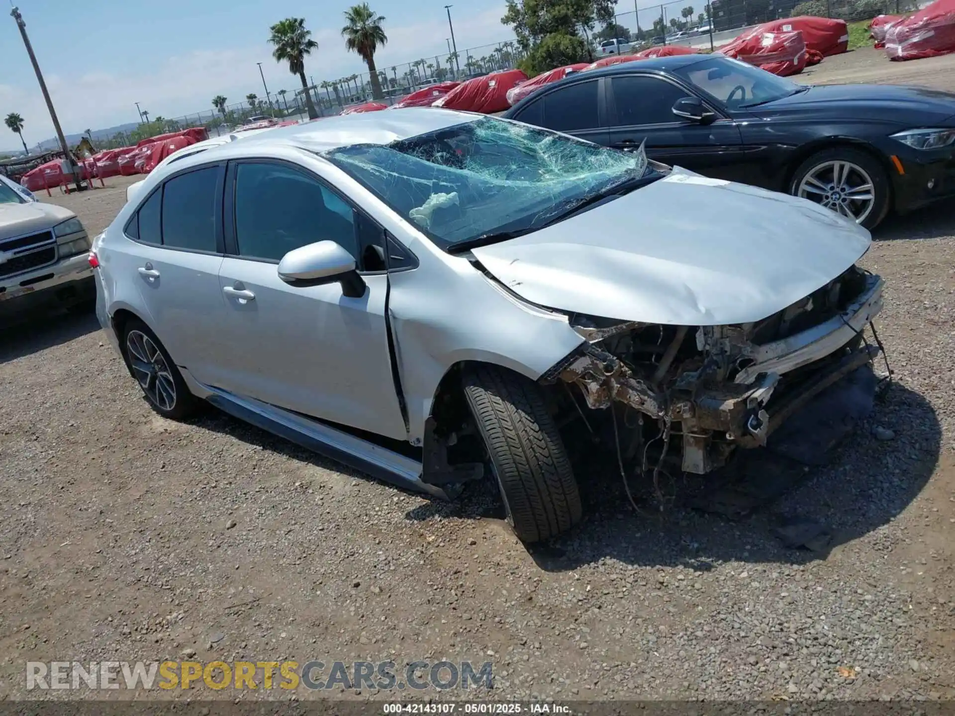 1 Photograph of a damaged car 5YFS4RCE5LP034504 TOYOTA COROLLA 2020