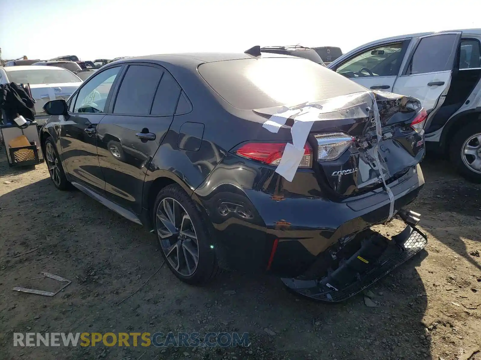 3 fotografías del automóvil dañado 5YFS4RCE5LP034552 TOYOTA COROLLA 2020