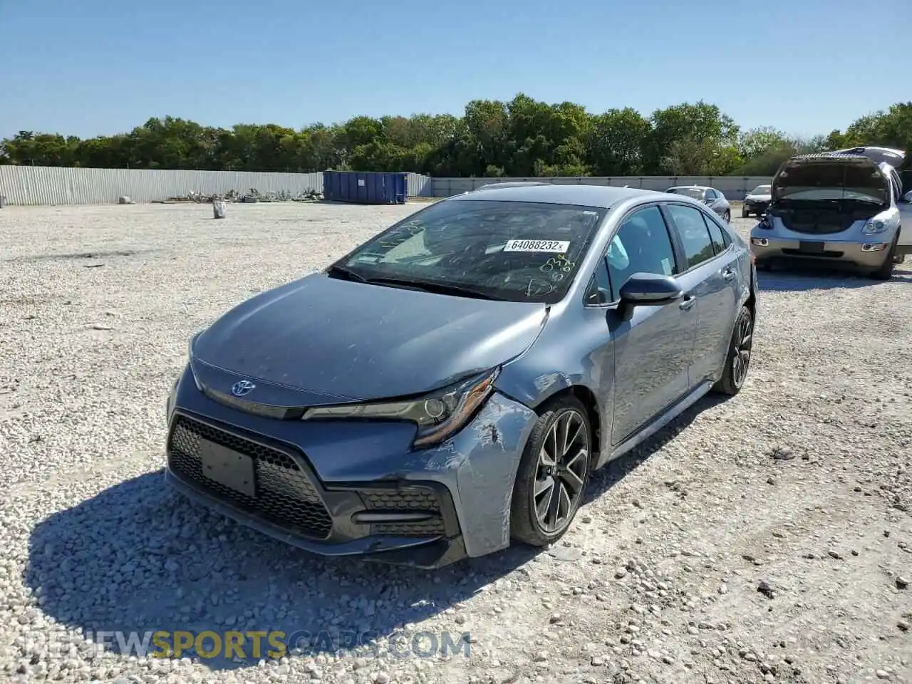 2 Photograph of a damaged car 5YFS4RCE5LP034583 TOYOTA COROLLA 2020