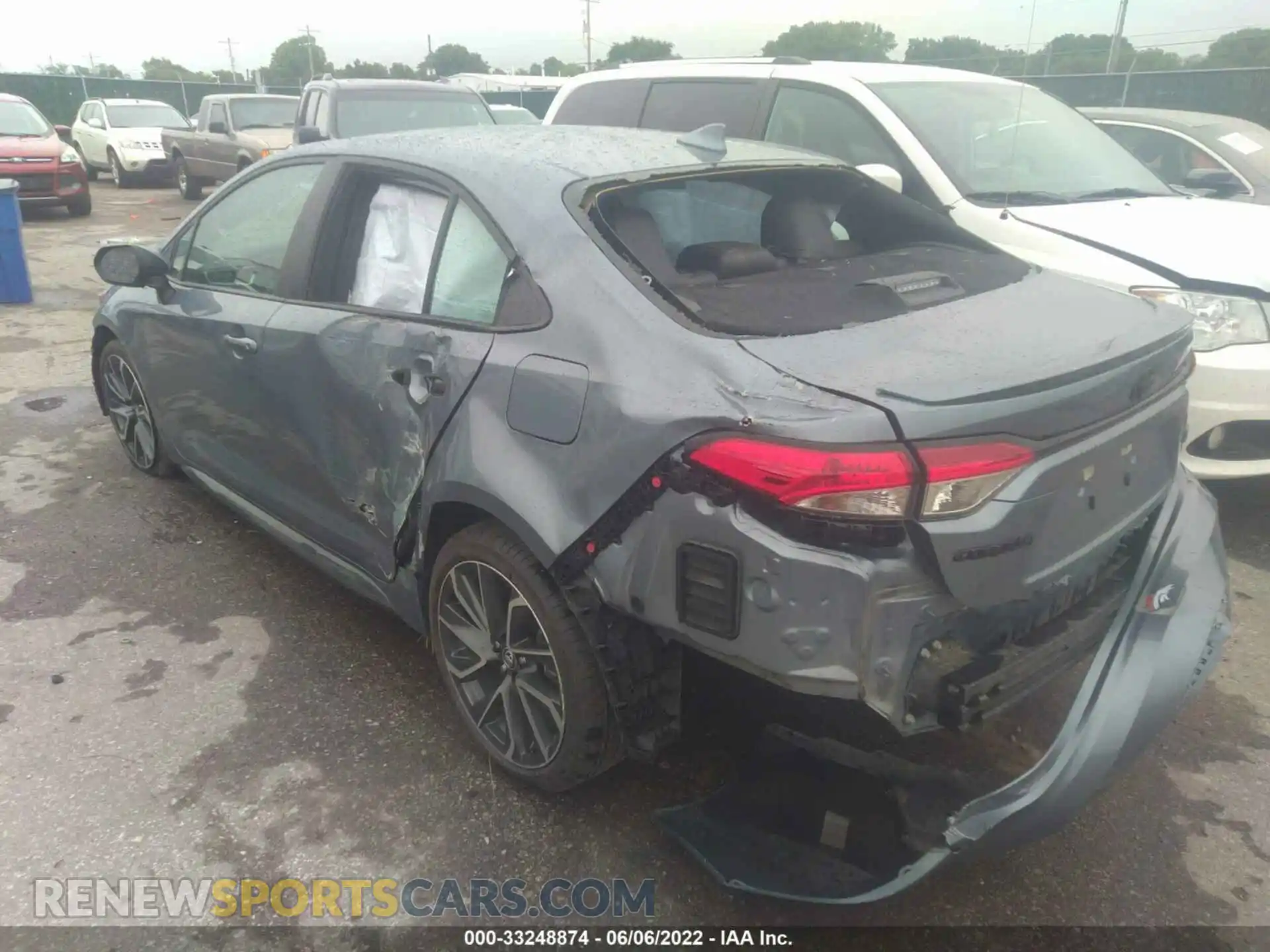 3 fotografías del automóvil dañado 5YFS4RCE5LP034888 TOYOTA COROLLA 2020