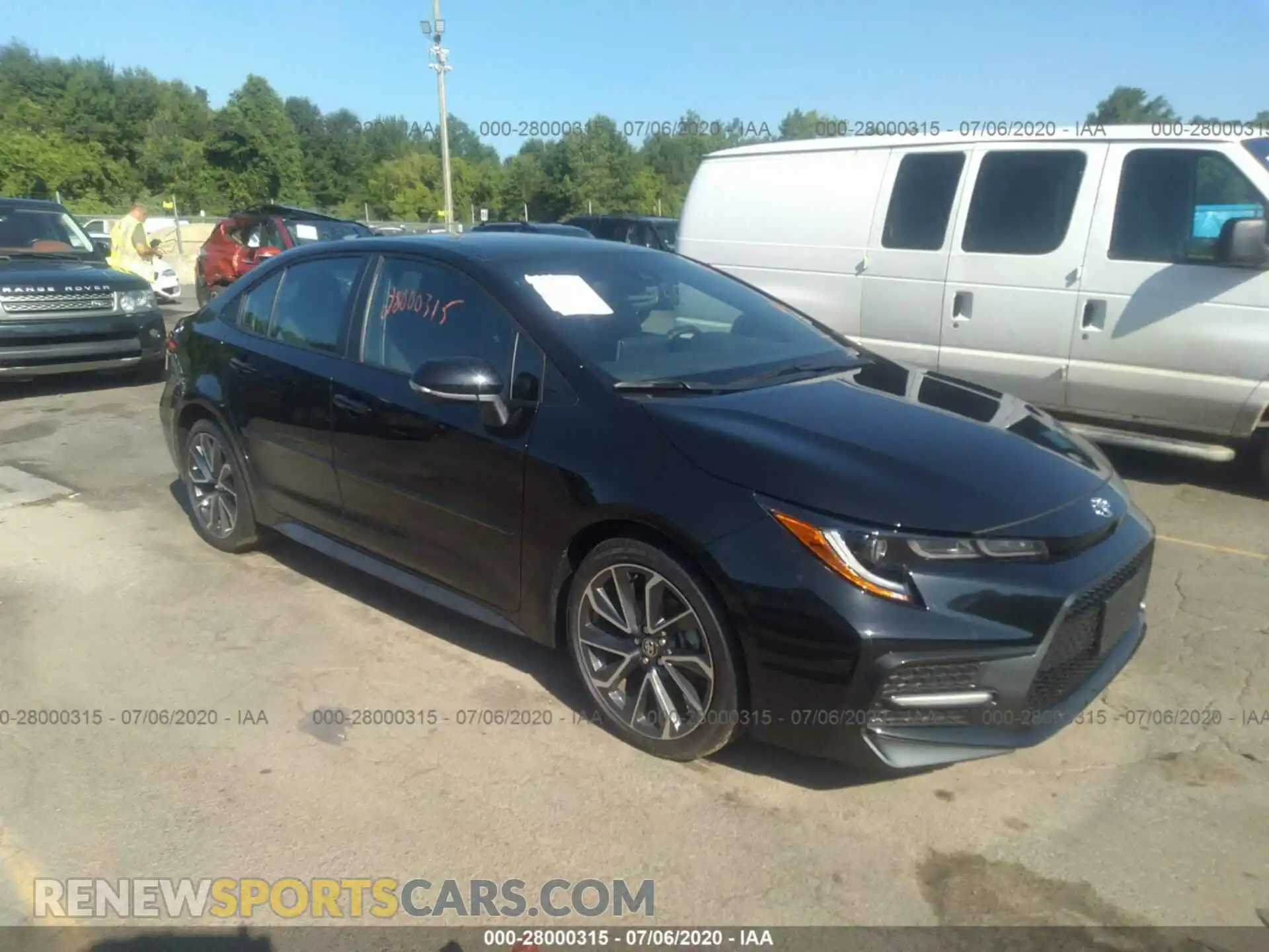 1 Photograph of a damaged car 5YFS4RCE5LP035054 TOYOTA COROLLA 2020