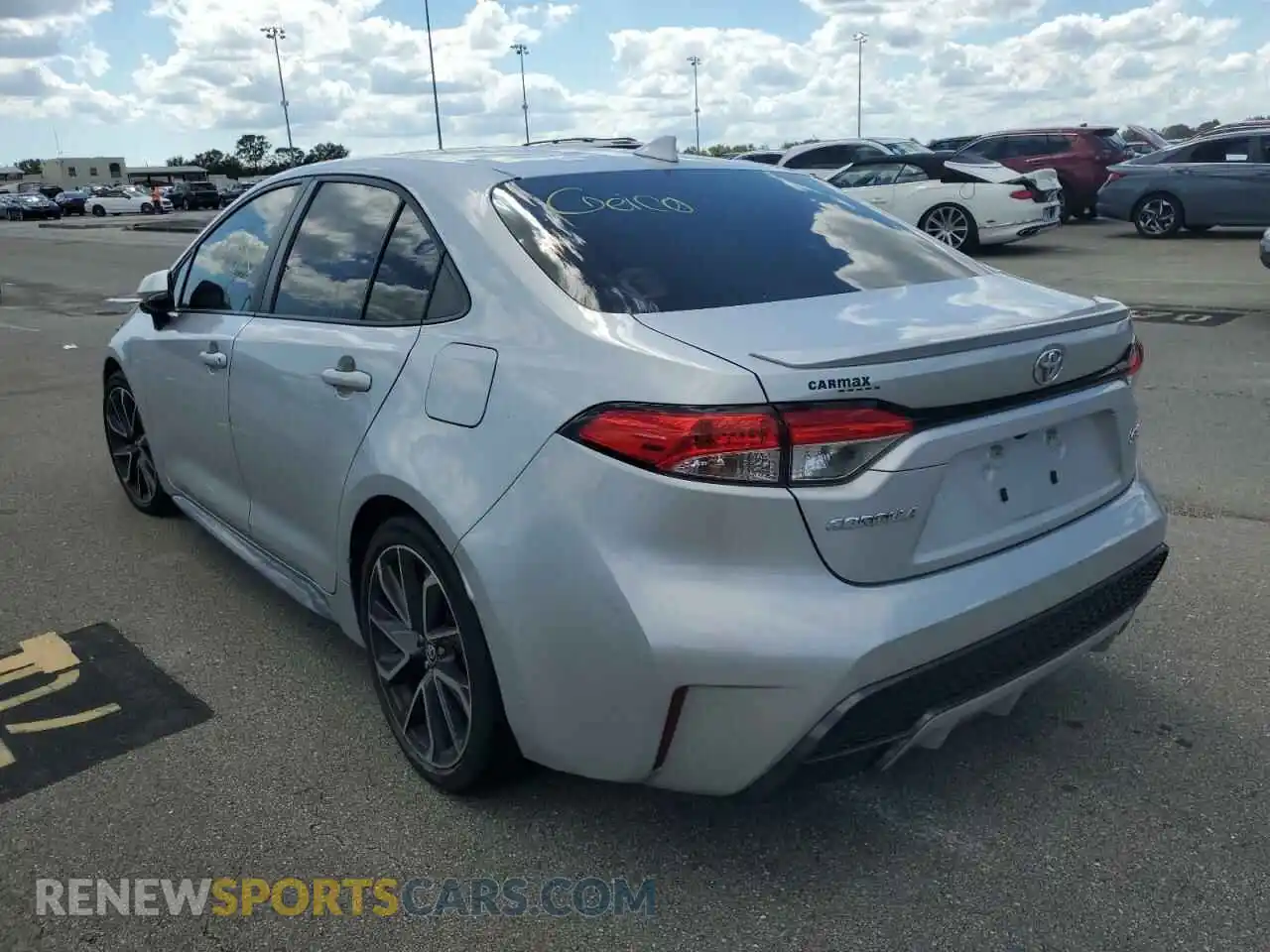 3 Photograph of a damaged car 5YFS4RCE5LP035202 TOYOTA COROLLA 2020