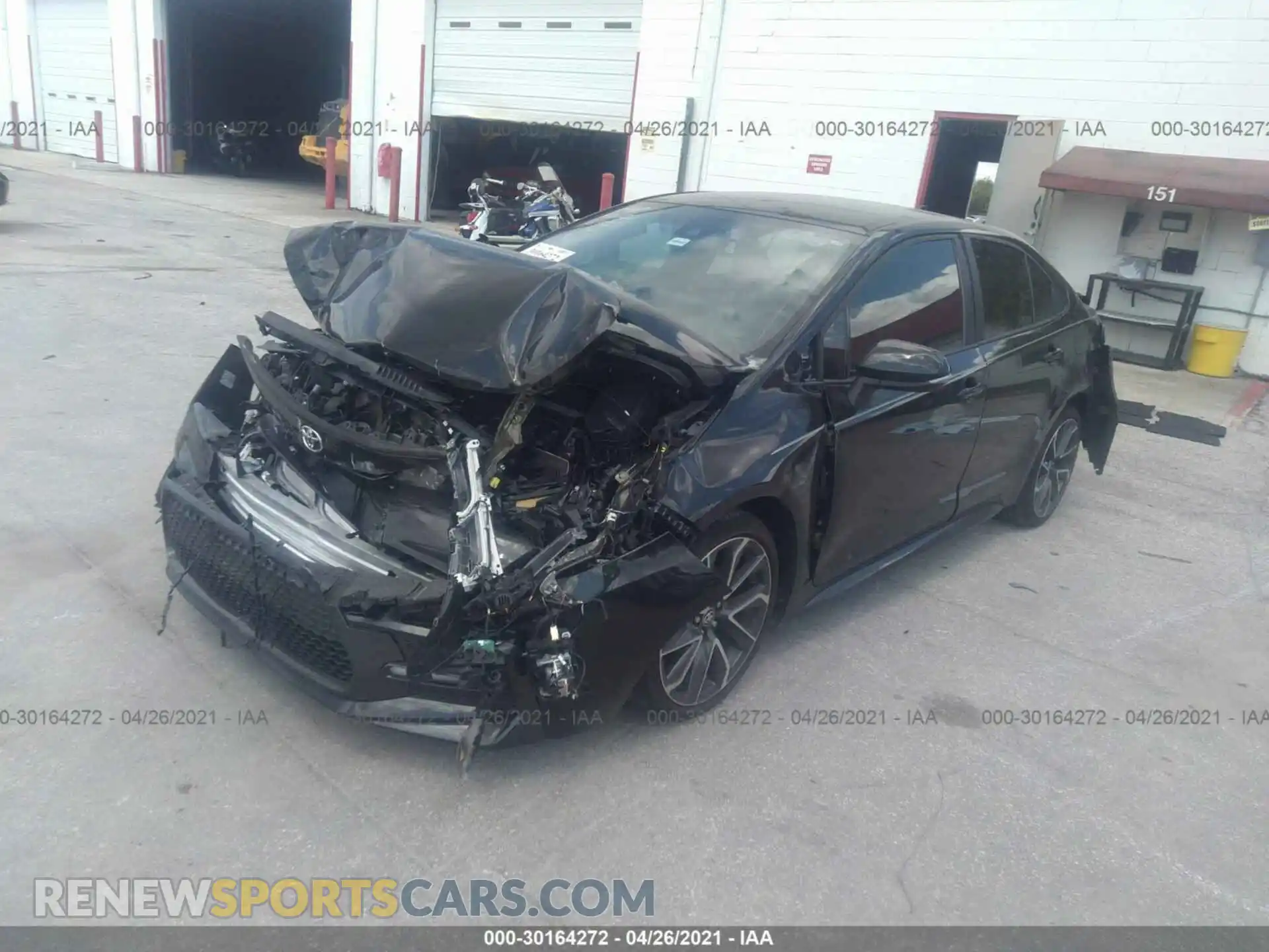 2 Photograph of a damaged car 5YFS4RCE5LP035474 TOYOTA COROLLA 2020