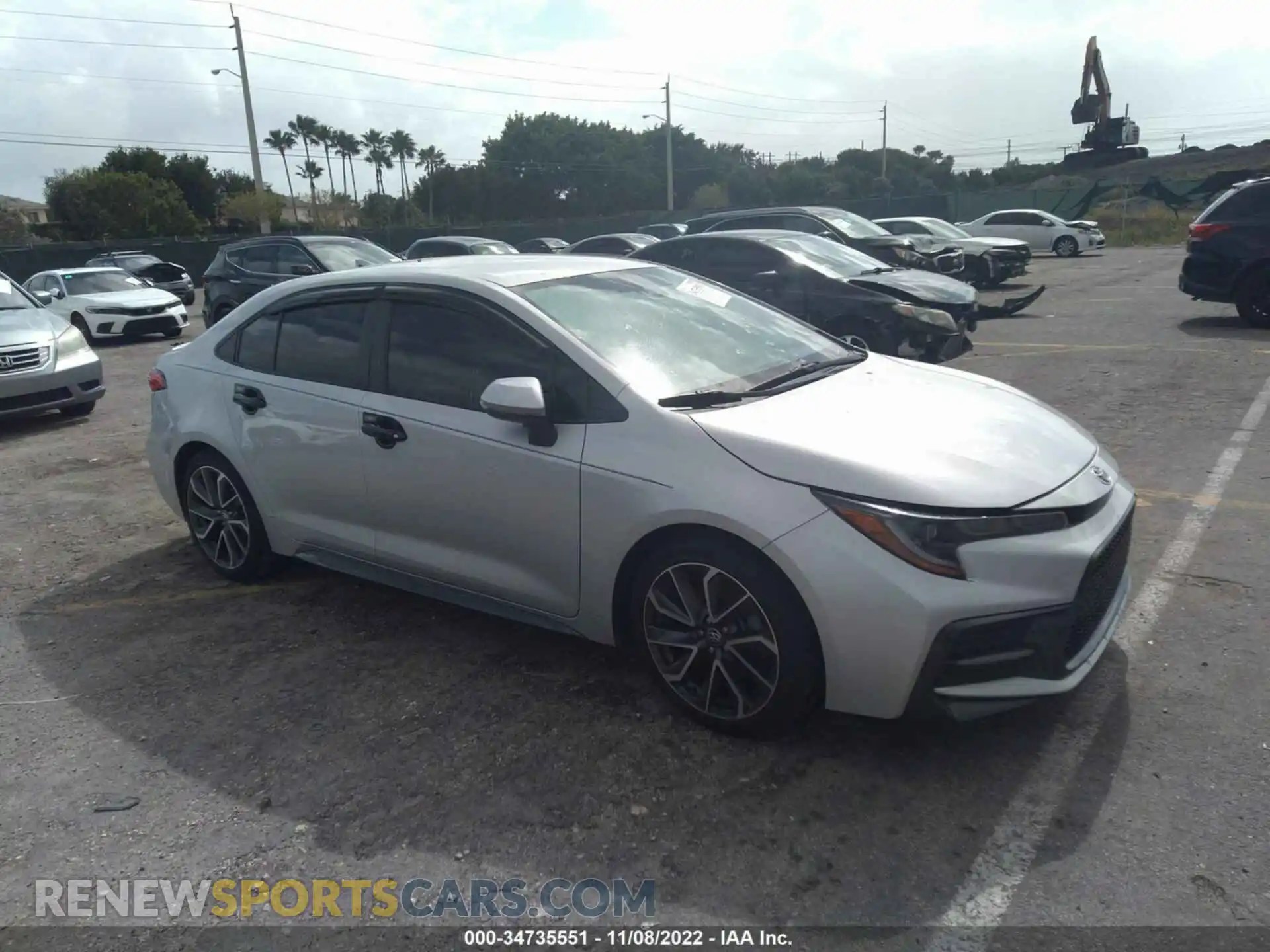 1 Photograph of a damaged car 5YFS4RCE5LP041646 TOYOTA COROLLA 2020