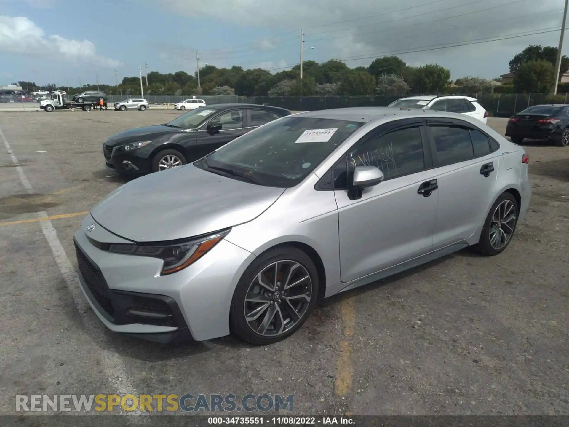 2 Photograph of a damaged car 5YFS4RCE5LP041646 TOYOTA COROLLA 2020