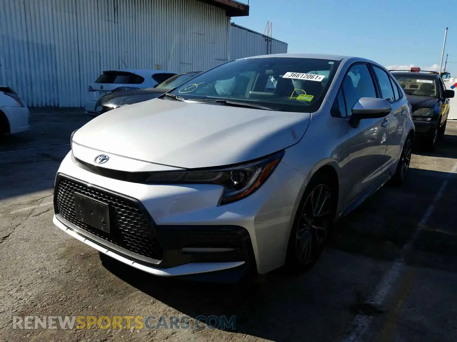 2 Photograph of a damaged car 5YFS4RCE5LP056440 TOYOTA COROLLA 2020
