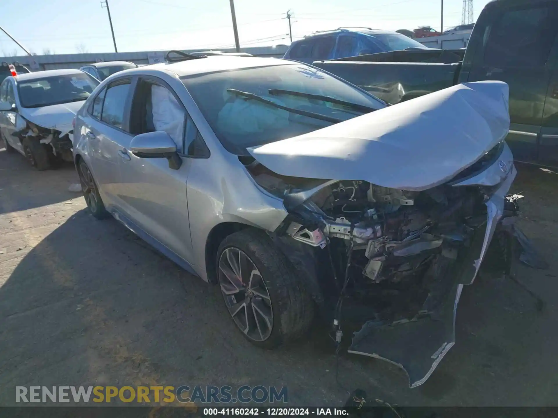1 Photograph of a damaged car 5YFS4RCE6LP009045 TOYOTA COROLLA 2020
