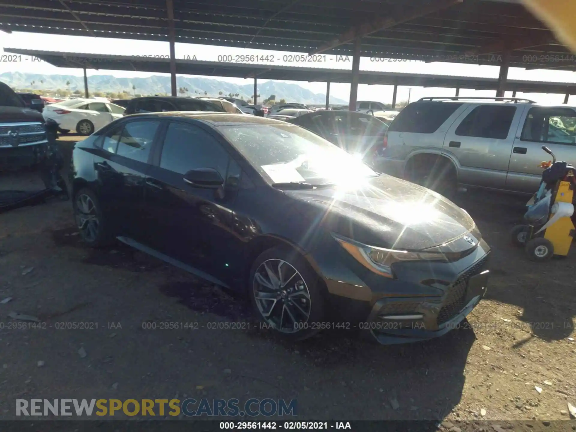 1 Photograph of a damaged car 5YFS4RCE6LP014634 TOYOTA COROLLA 2020