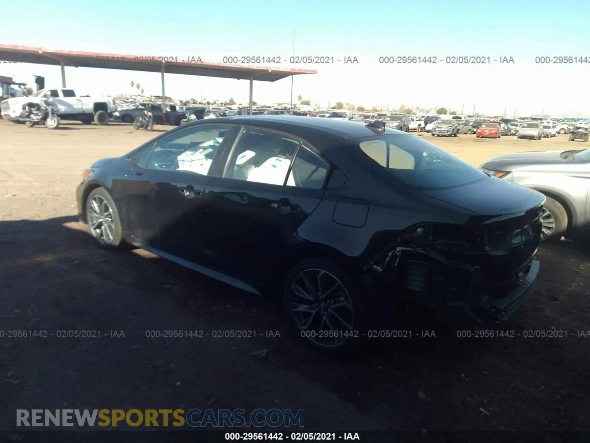 3 Photograph of a damaged car 5YFS4RCE6LP014634 TOYOTA COROLLA 2020
