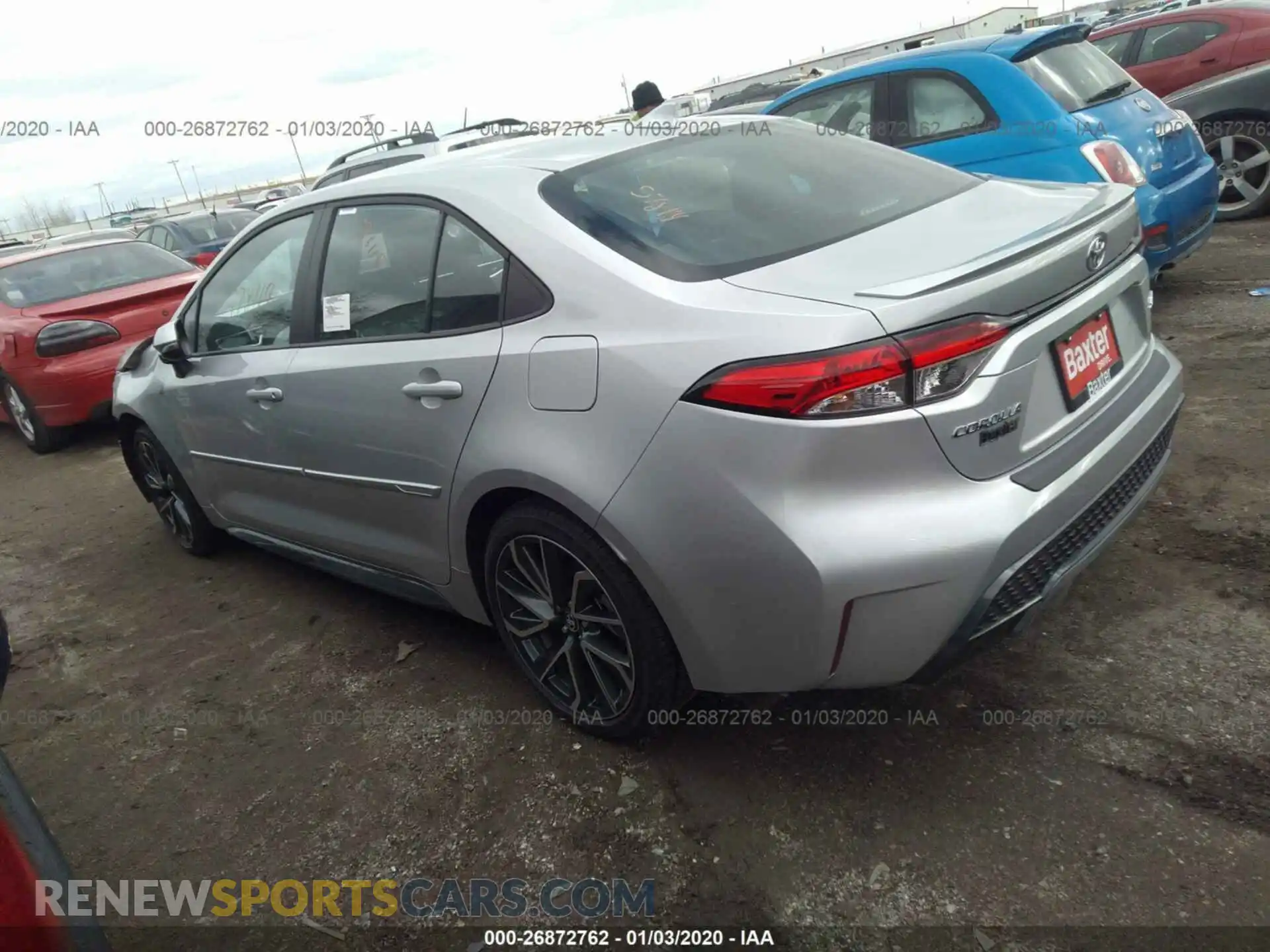 3 Photograph of a damaged car 5YFS4RCE6LP020269 TOYOTA COROLLA 2020