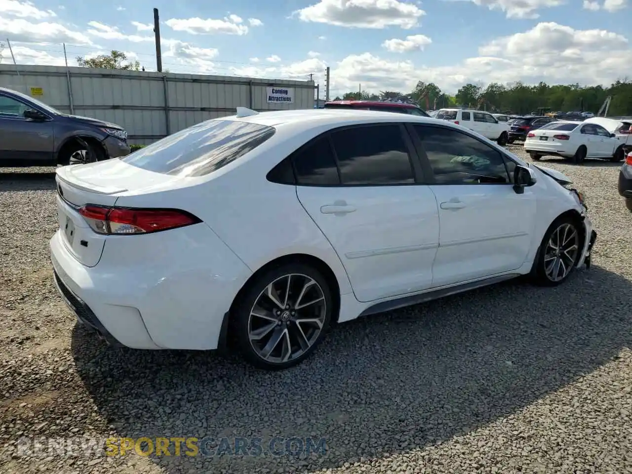 3 Photograph of a damaged car 5YFS4RCE6LP028405 TOYOTA COROLLA 2020