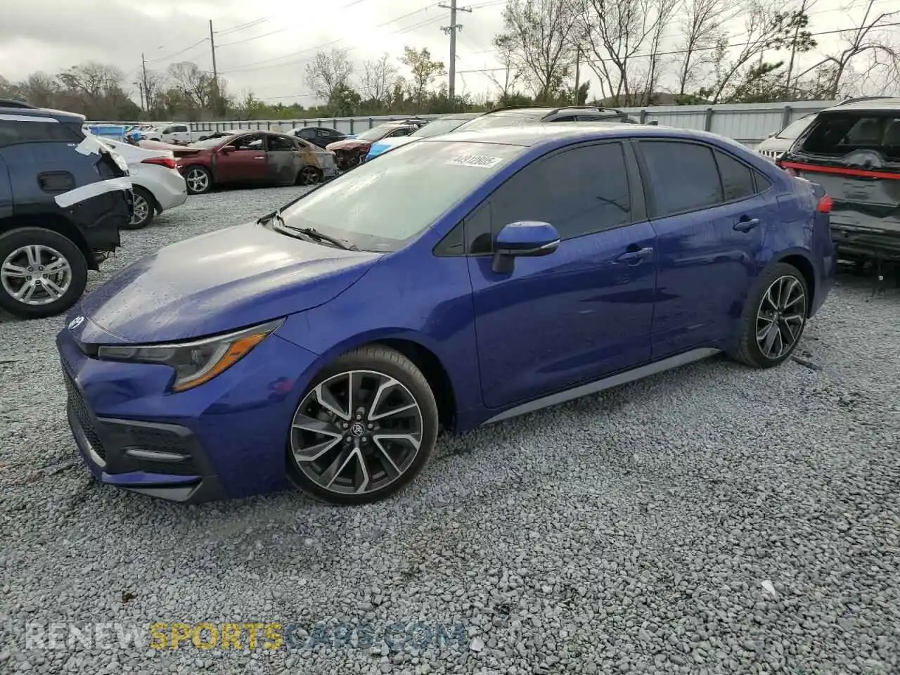 1 Photograph of a damaged car 5YFS4RCE6LP032065 TOYOTA COROLLA 2020