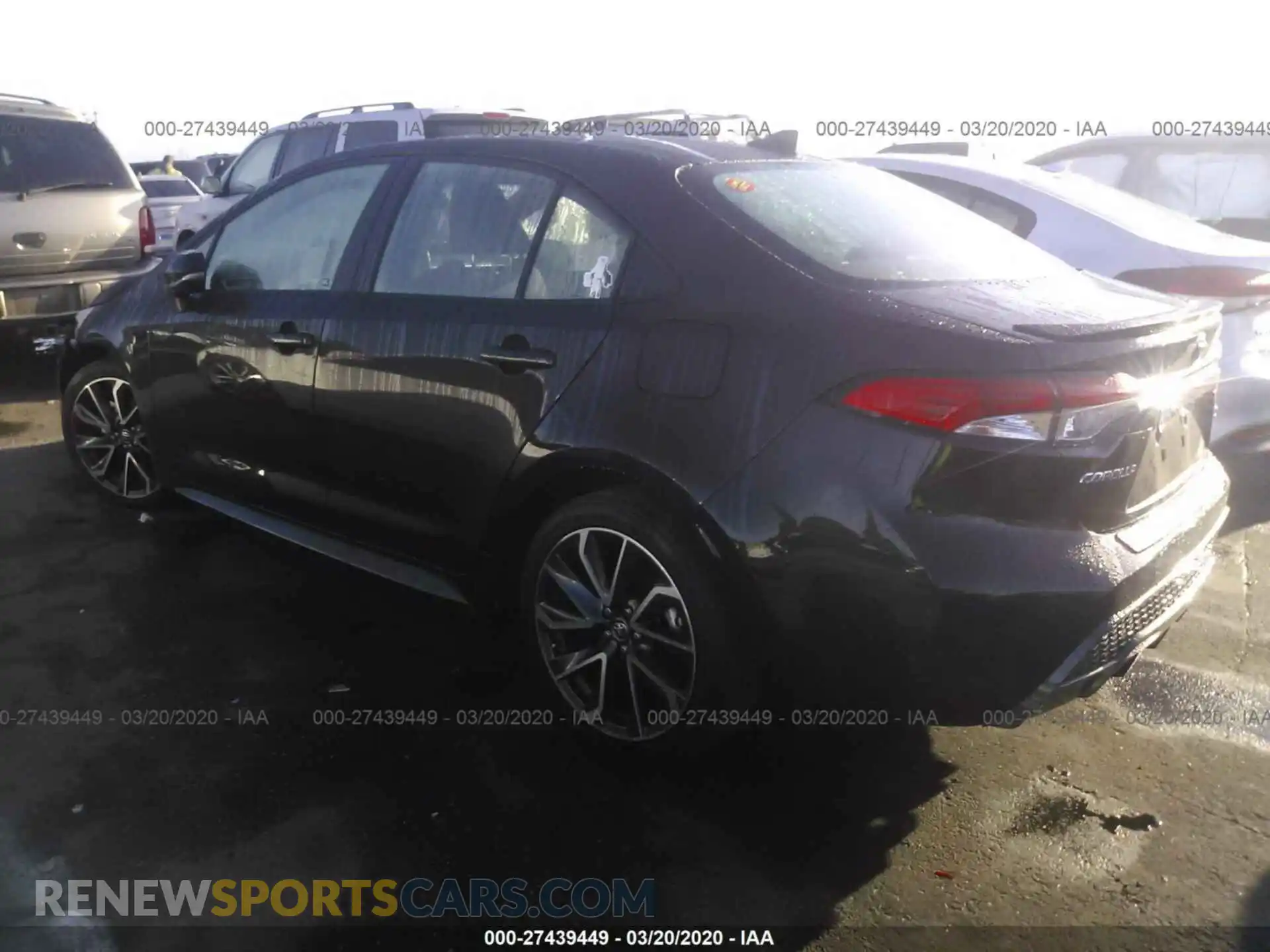 3 Photograph of a damaged car 5YFS4RCE6LP035080 TOYOTA COROLLA 2020