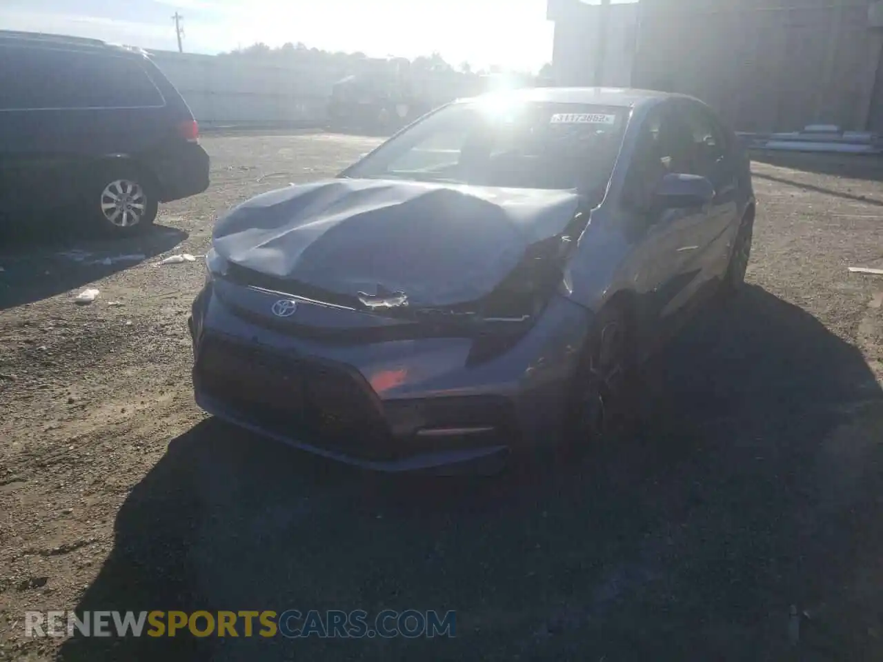 2 Photograph of a damaged car 5YFS4RCE6LP035435 TOYOTA COROLLA 2020