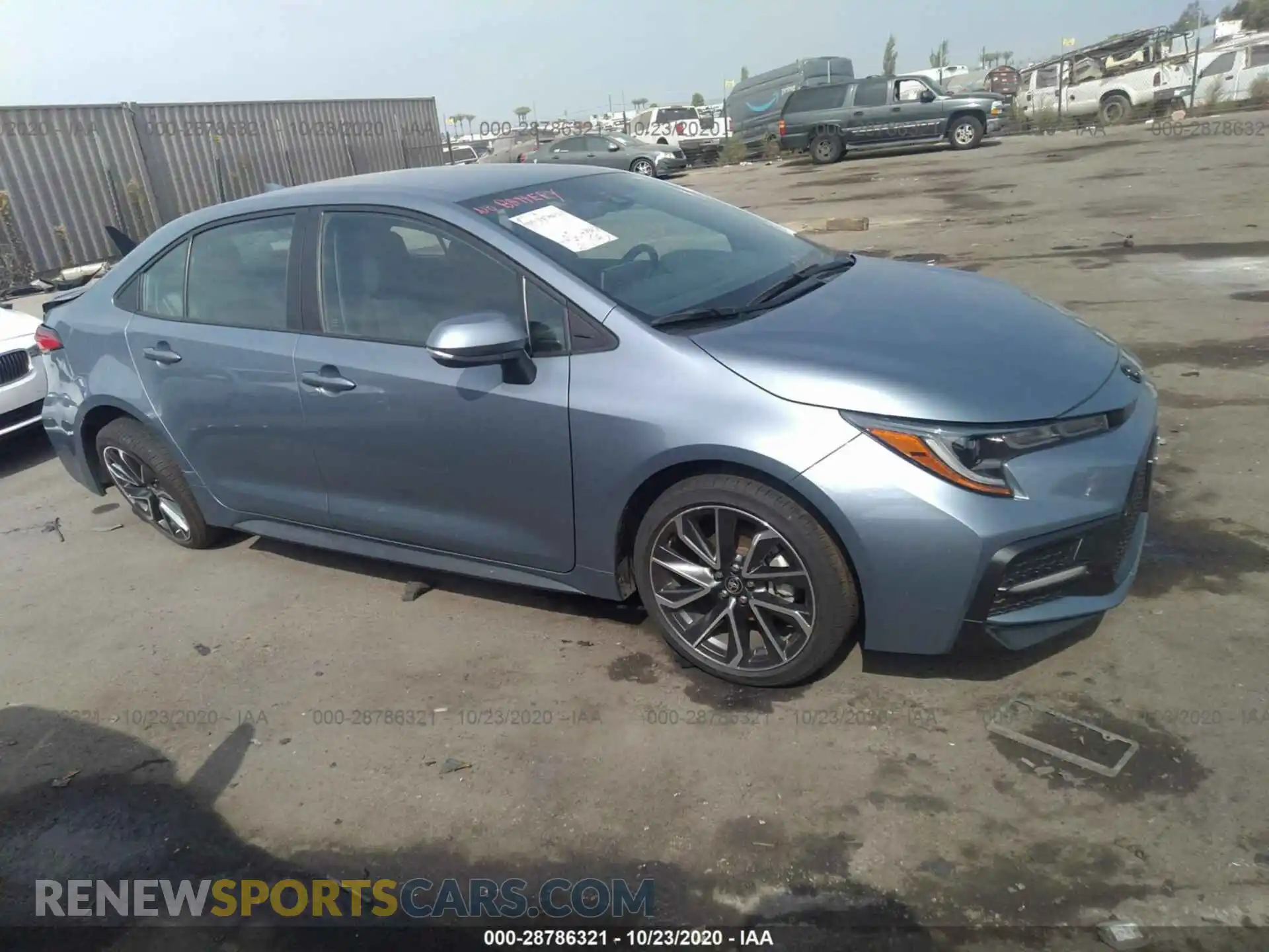 1 Photograph of a damaged car 5YFS4RCE6LP036388 TOYOTA COROLLA 2020