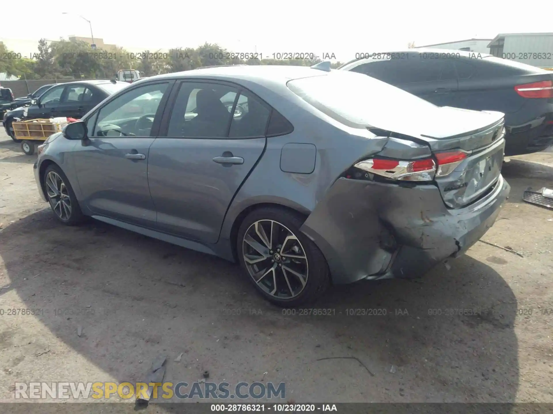 3 Photograph of a damaged car 5YFS4RCE6LP036388 TOYOTA COROLLA 2020