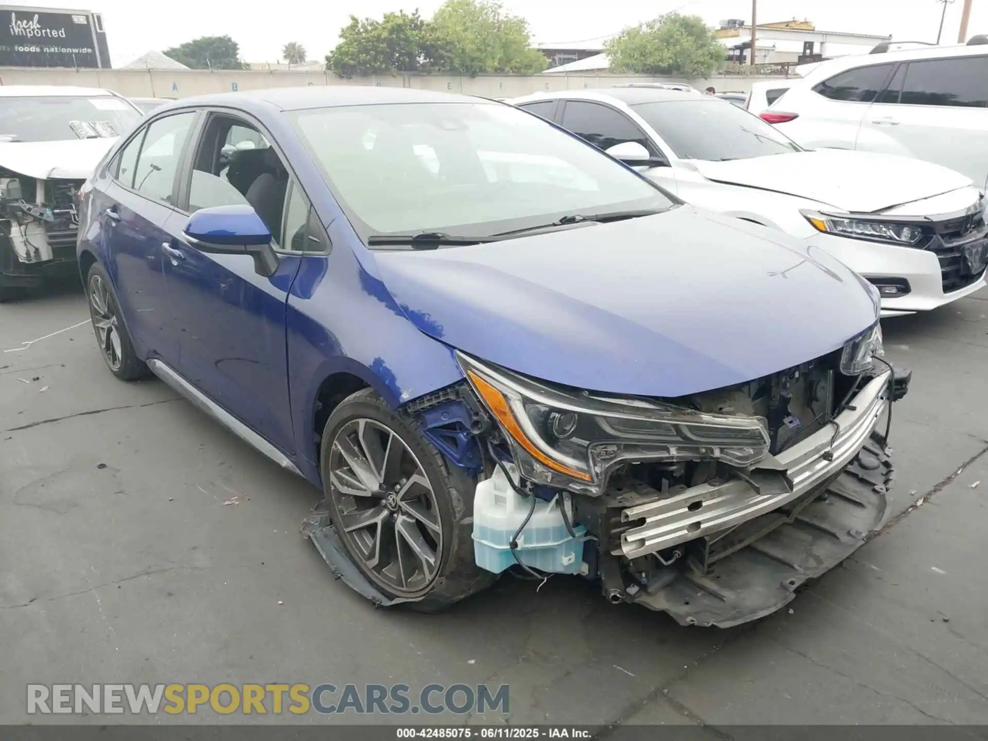 1 Photograph of a damaged car 5YFS4RCE6LP036648 TOYOTA COROLLA 2020