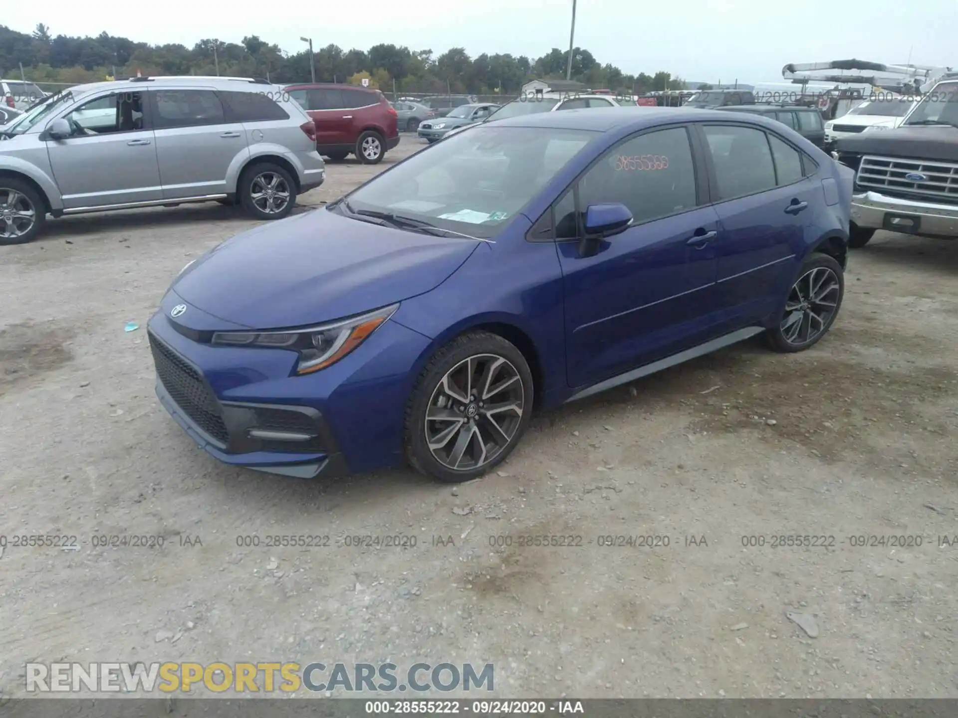 2 Photograph of a damaged car 5YFS4RCE6LP037184 TOYOTA COROLLA 2020