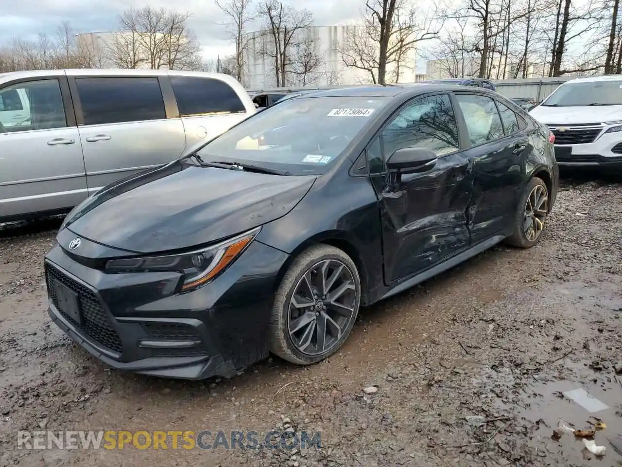 1 Photograph of a damaged car 5YFS4RCE6LP038819 TOYOTA COROLLA 2020