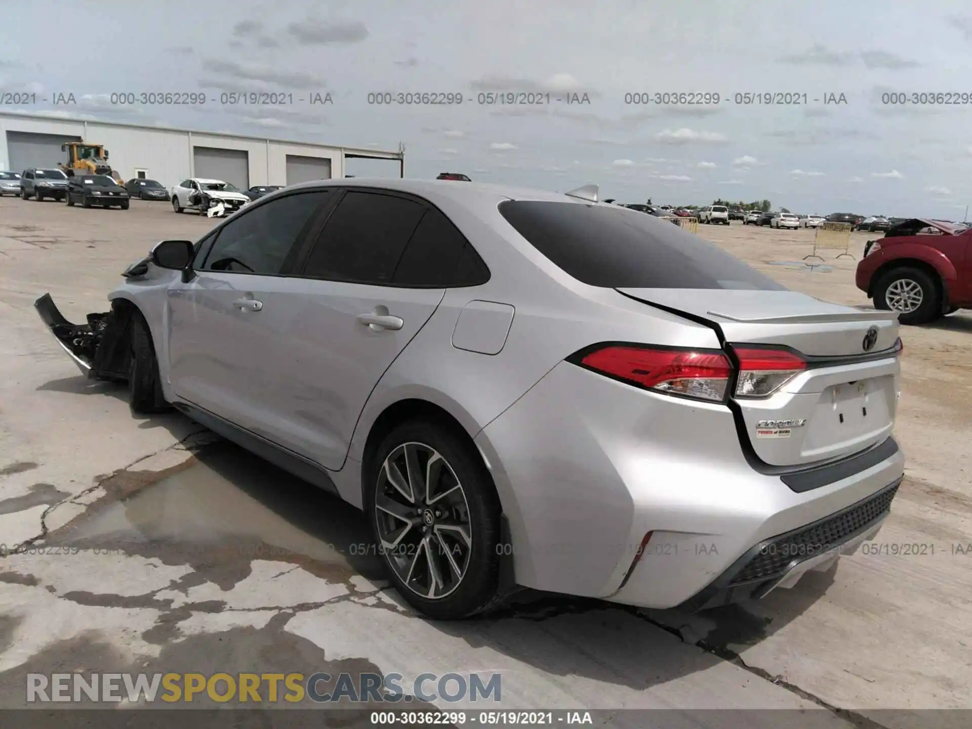 3 Photograph of a damaged car 5YFS4RCE6LP039050 TOYOTA COROLLA 2020