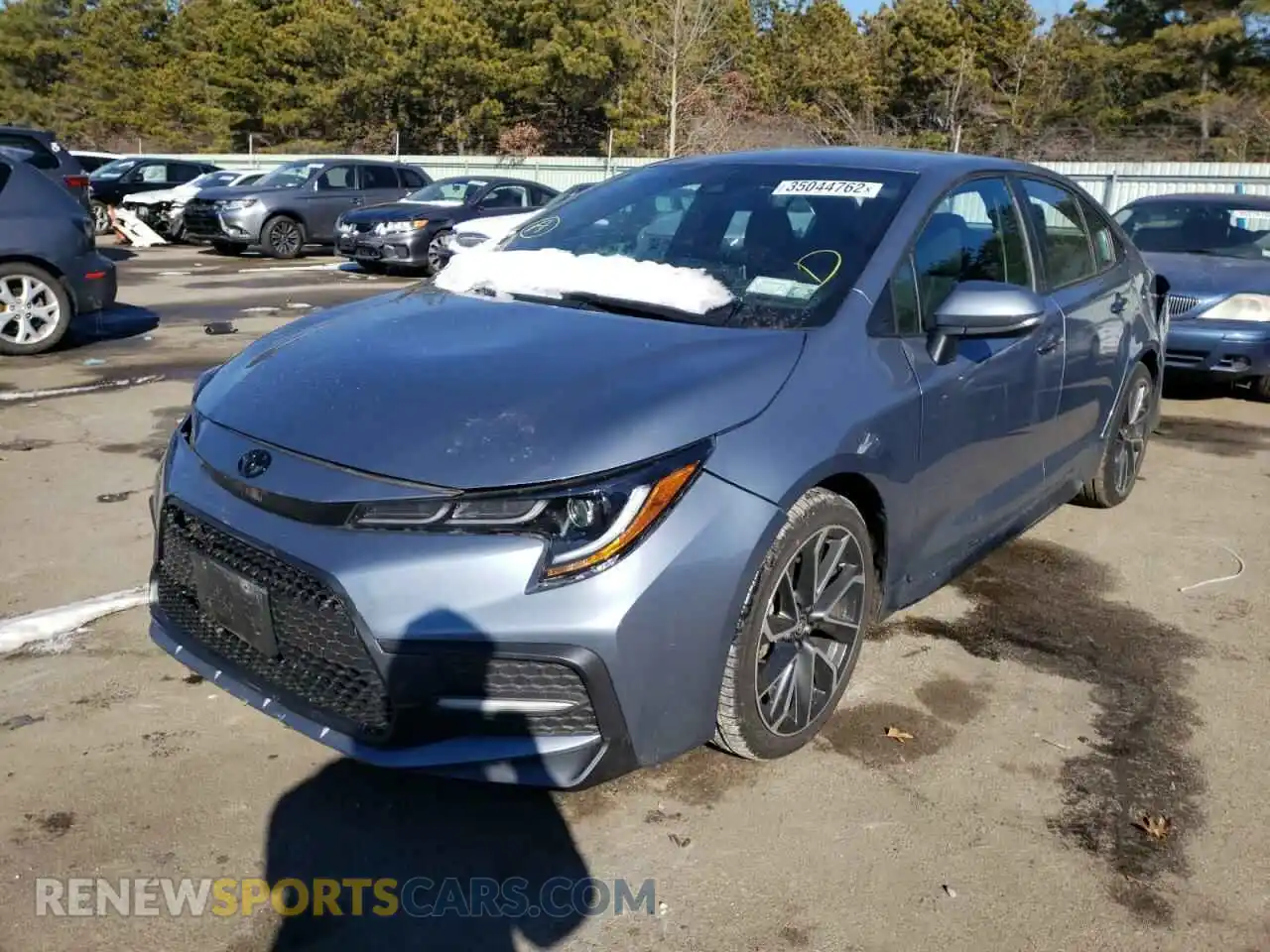 2 Photograph of a damaged car 5YFS4RCE6LP039596 TOYOTA COROLLA 2020