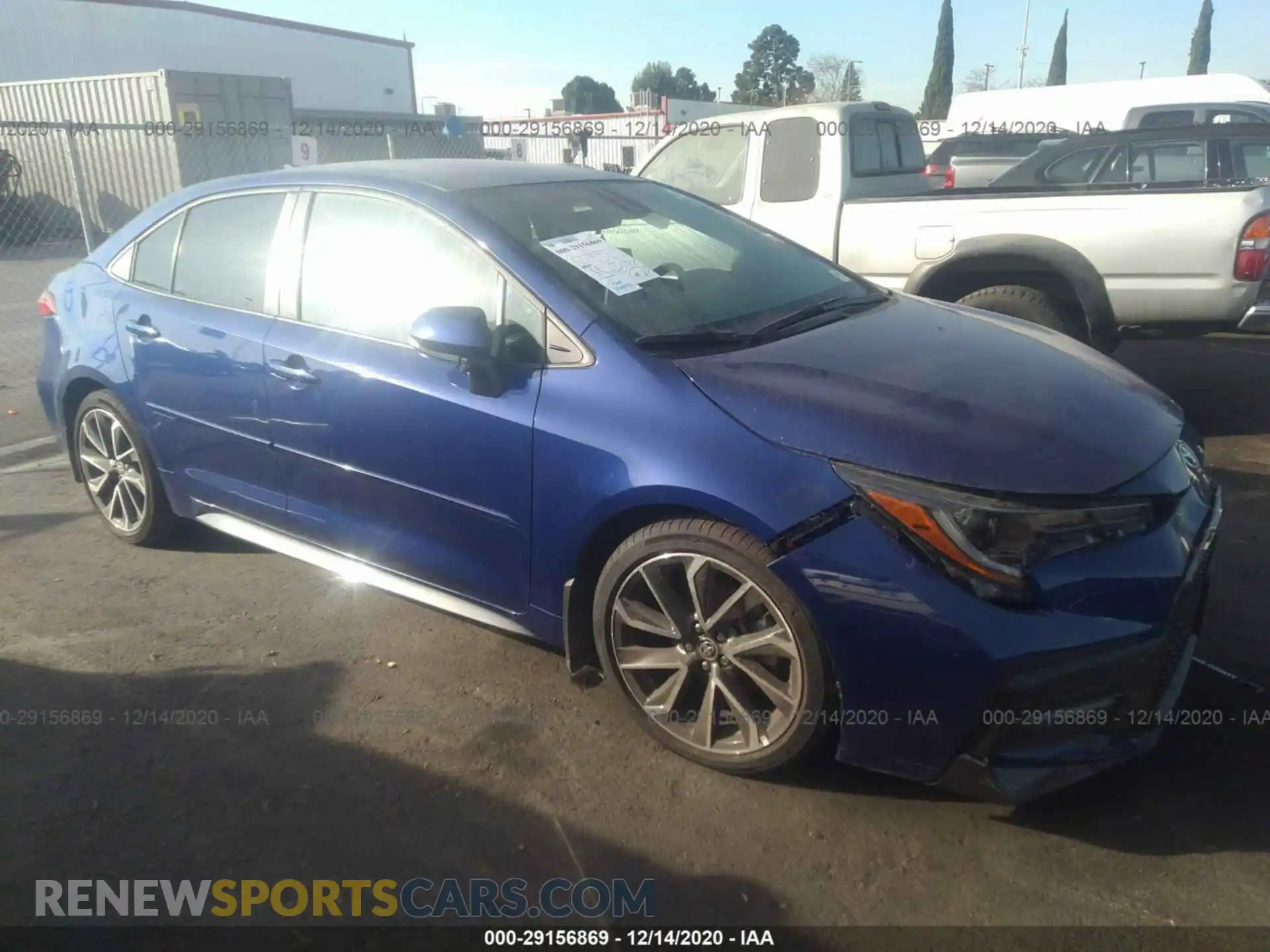 1 Photograph of a damaged car 5YFS4RCE6LP042661 TOYOTA COROLLA 2020