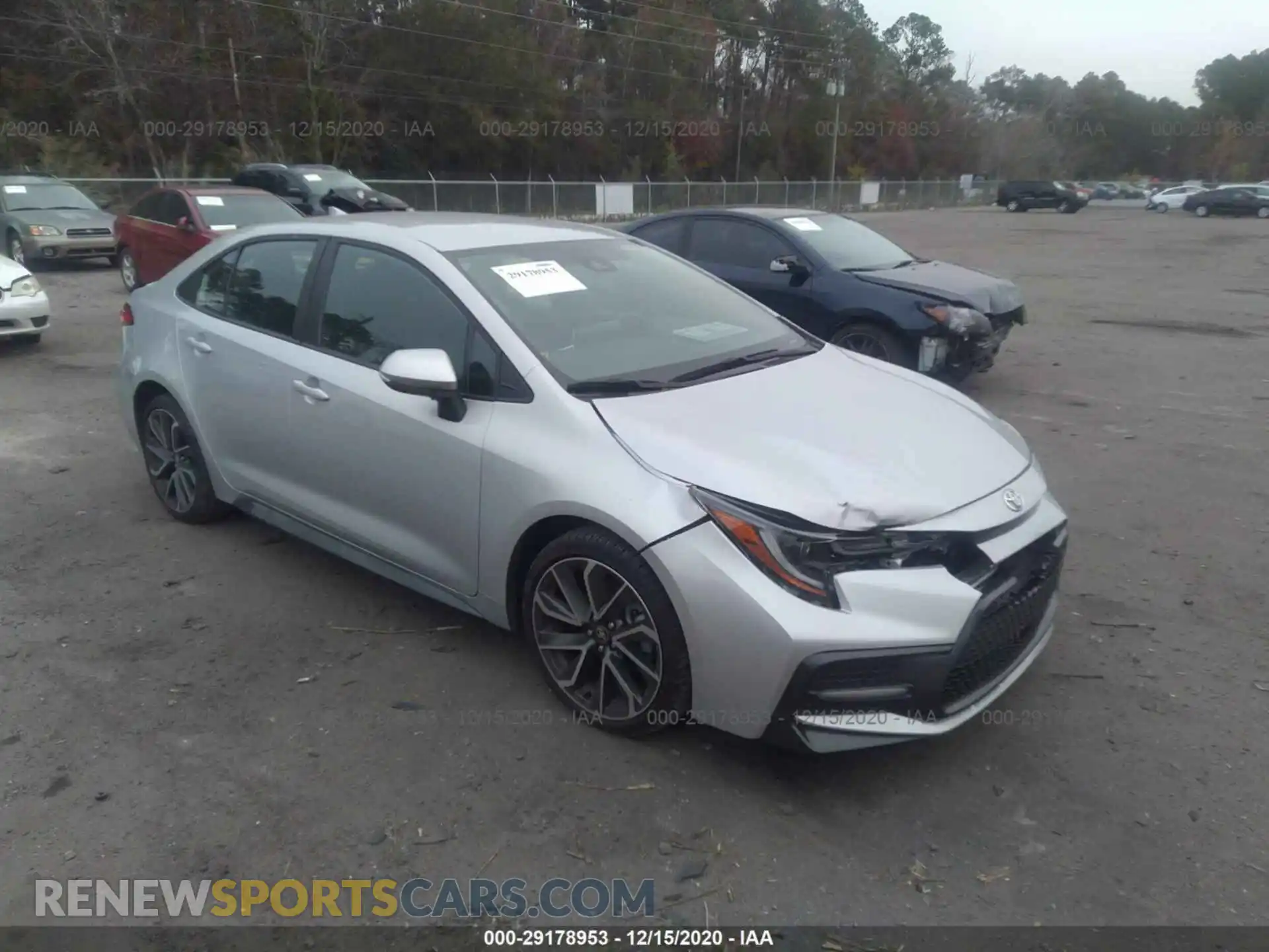 1 Photograph of a damaged car 5YFS4RCE6LP042773 TOYOTA COROLLA 2020