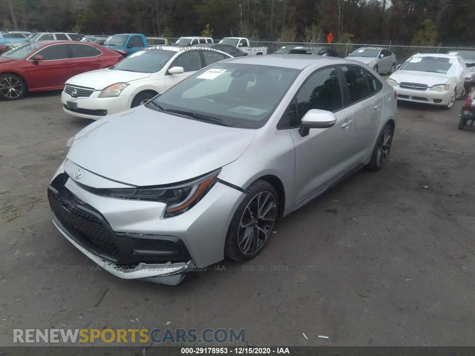2 Photograph of a damaged car 5YFS4RCE6LP042773 TOYOTA COROLLA 2020