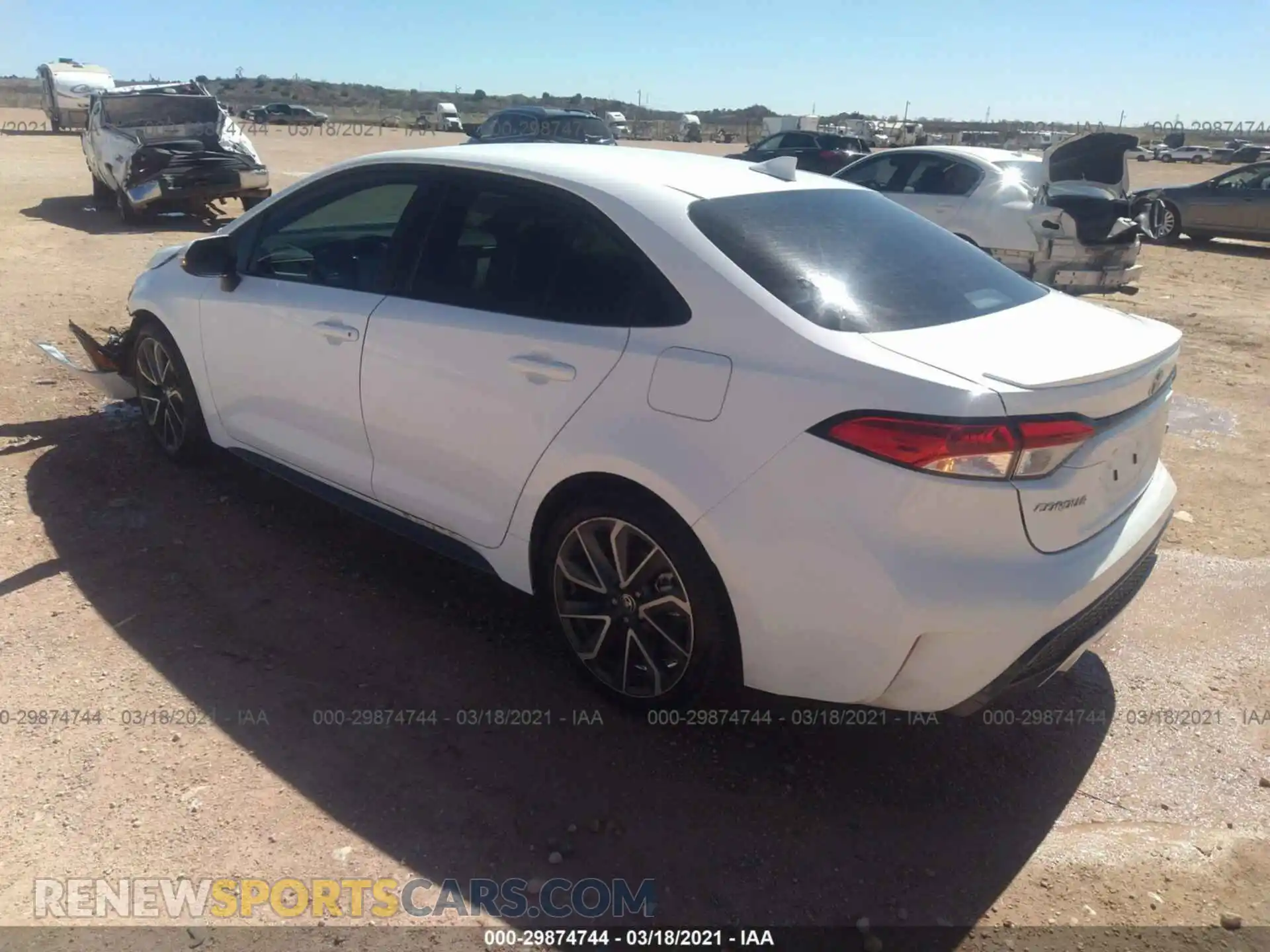 3 Фотография поврежденного автомобиля 5YFS4RCE6LP043437 TOYOTA COROLLA 2020