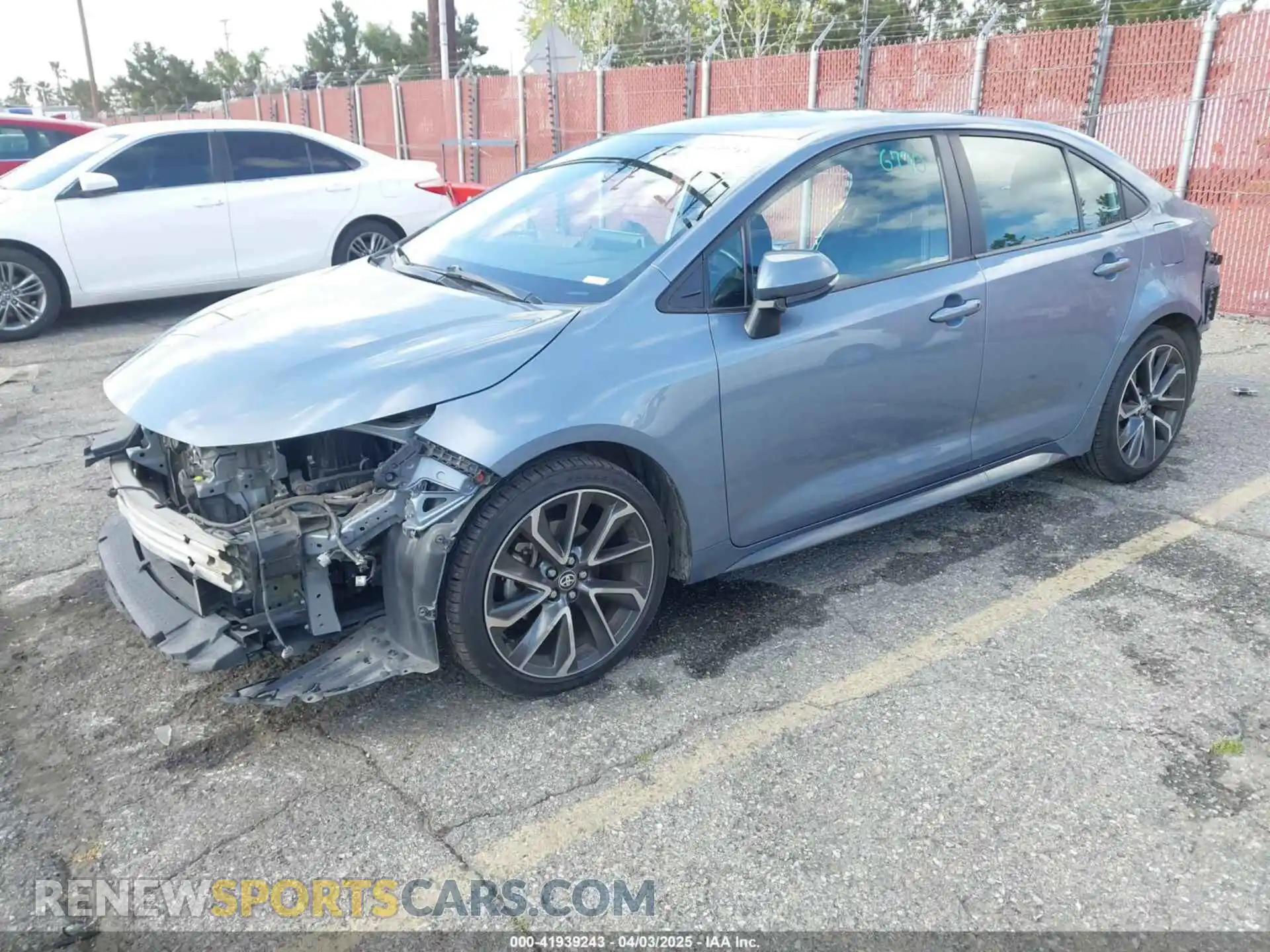 2 Photograph of a damaged car 5YFS4RCE6LP052056 TOYOTA COROLLA 2020