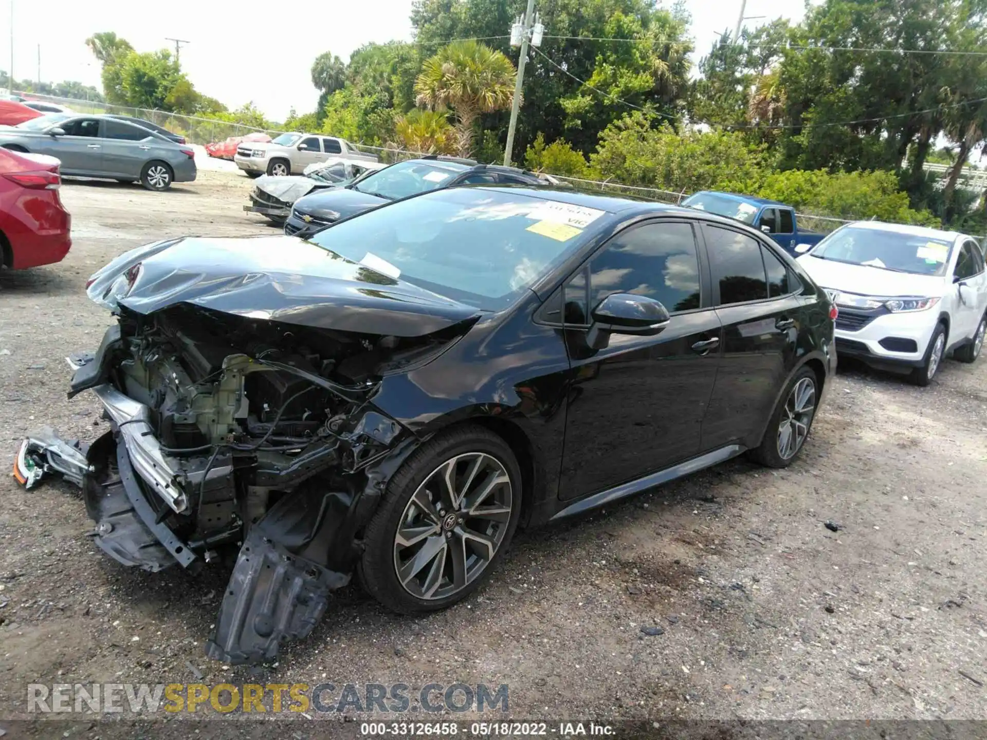 2 Photograph of a damaged car 5YFS4RCE6LP054325 TOYOTA COROLLA 2020