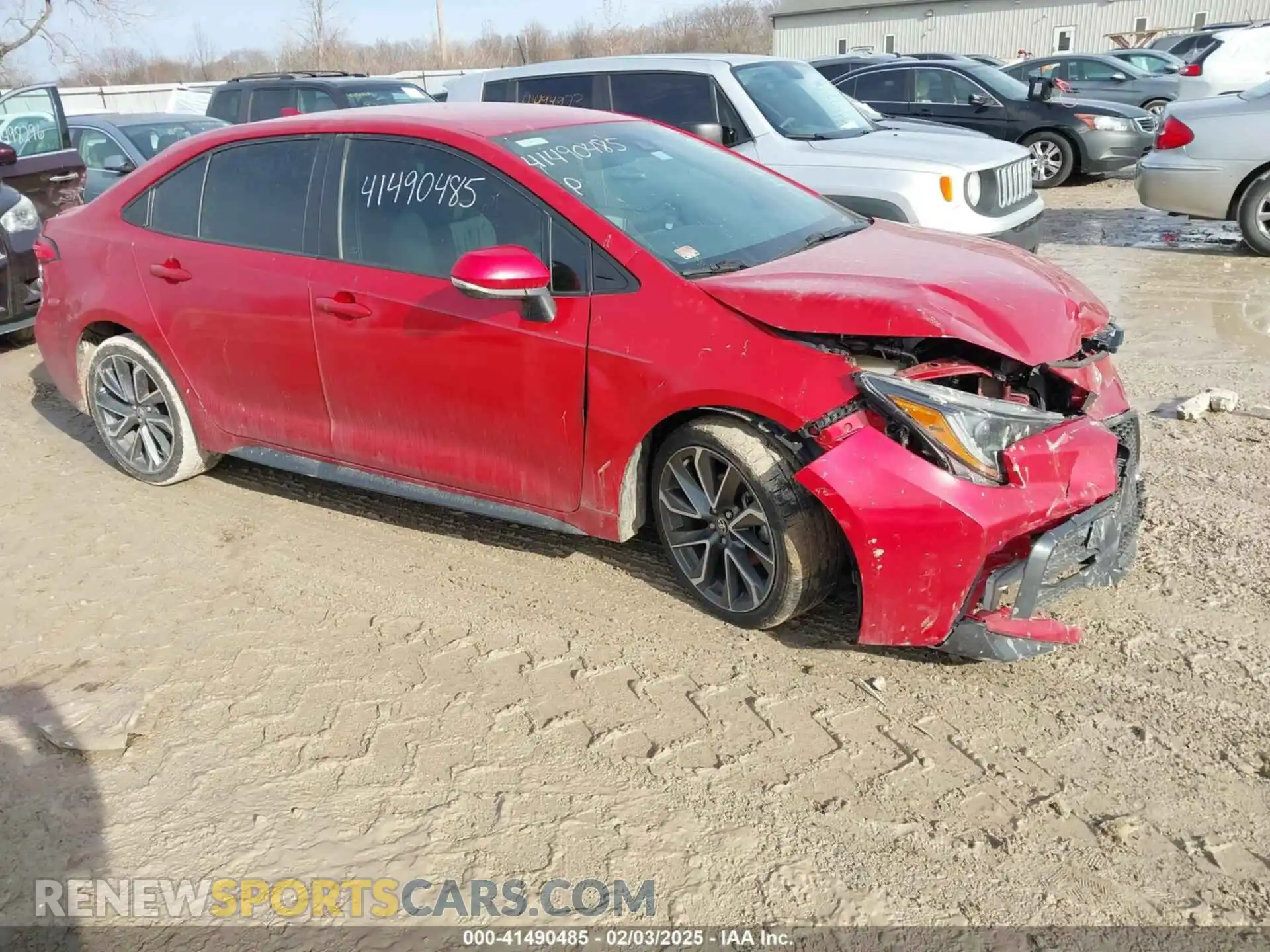 1 Photograph of a damaged car 5YFS4RCE6LP054891 TOYOTA COROLLA 2020