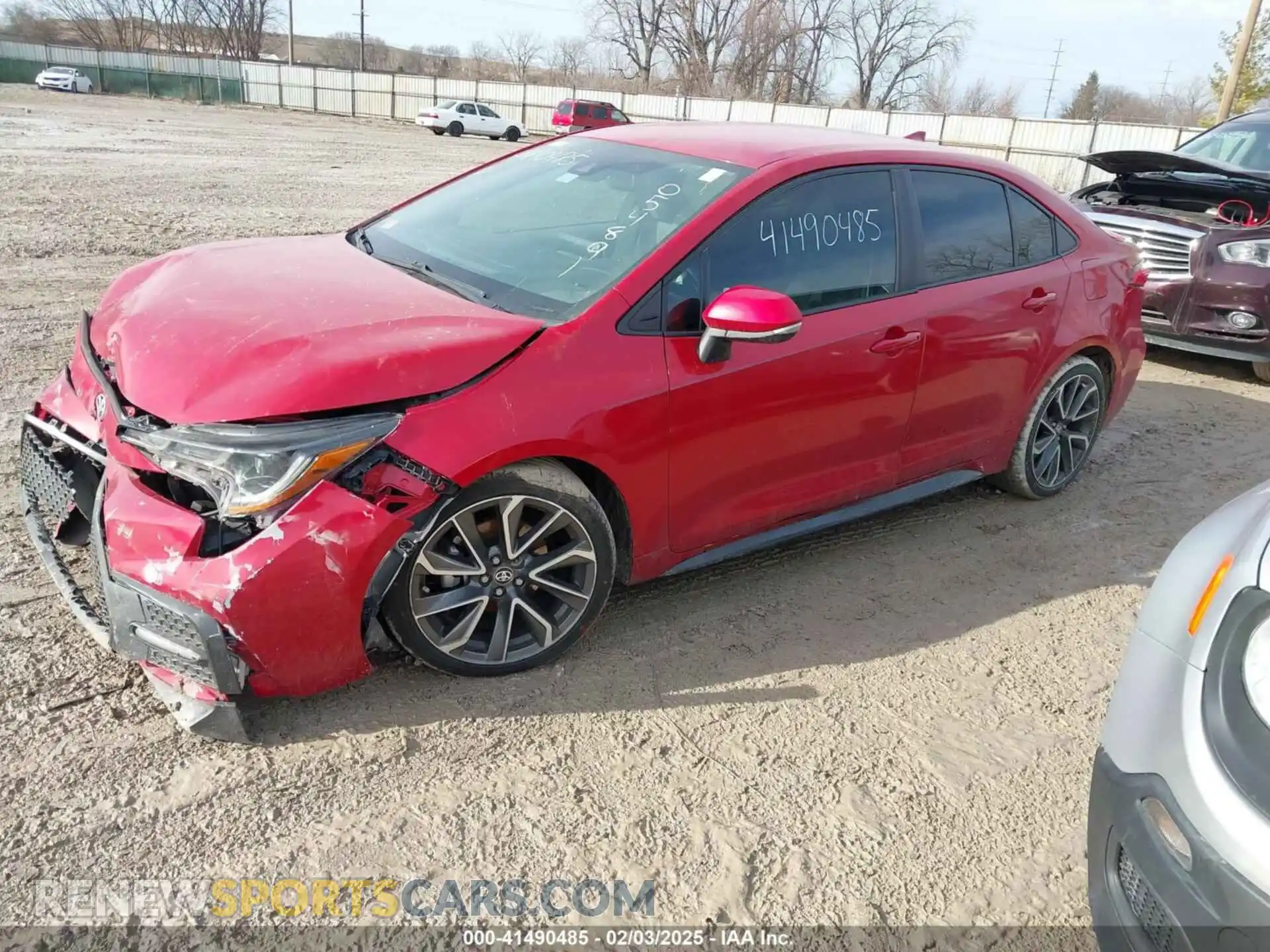 2 Photograph of a damaged car 5YFS4RCE6LP054891 TOYOTA COROLLA 2020