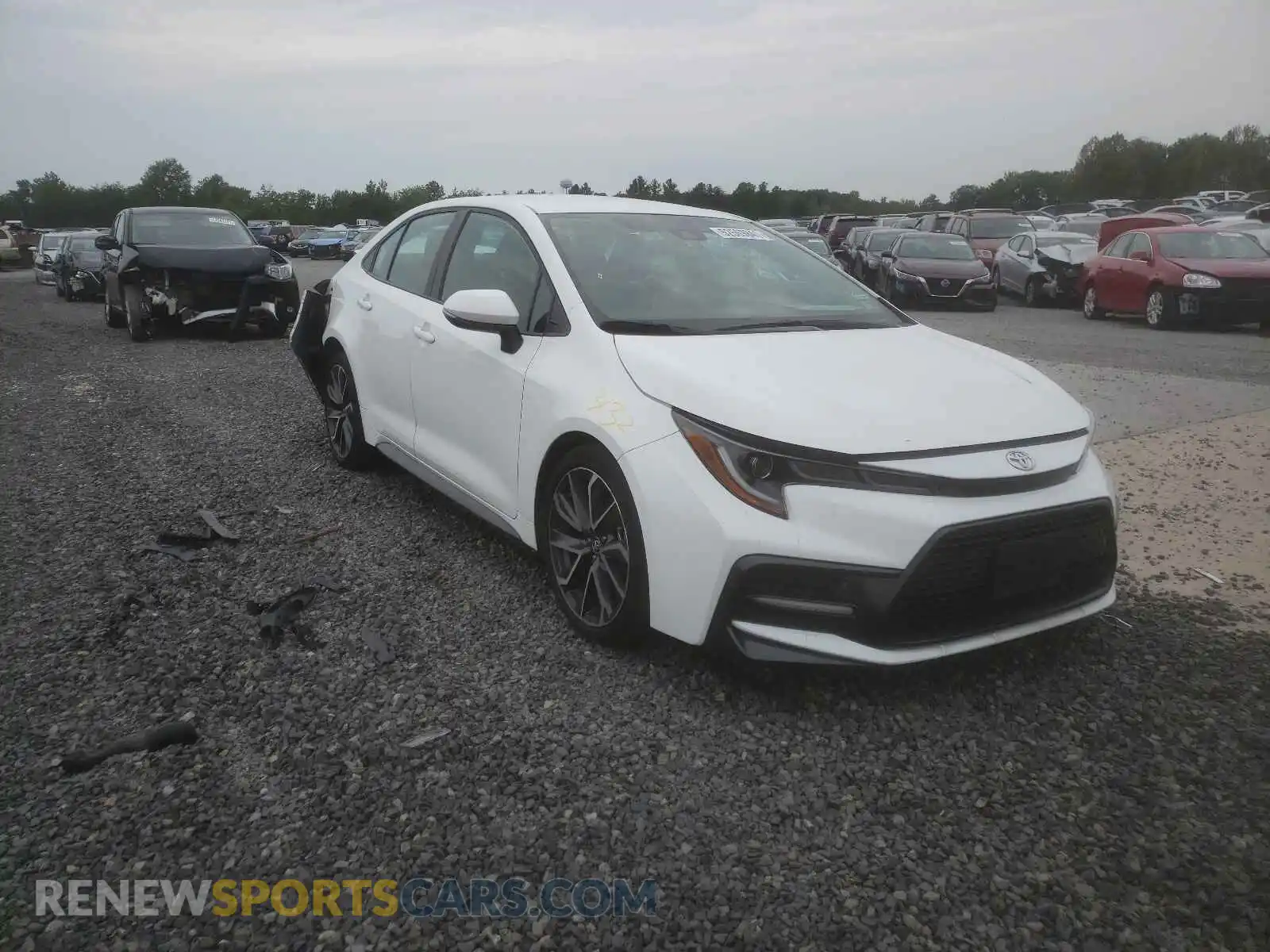 1 Photograph of a damaged car 5YFS4RCE7LP021091 TOYOTA COROLLA 2020
