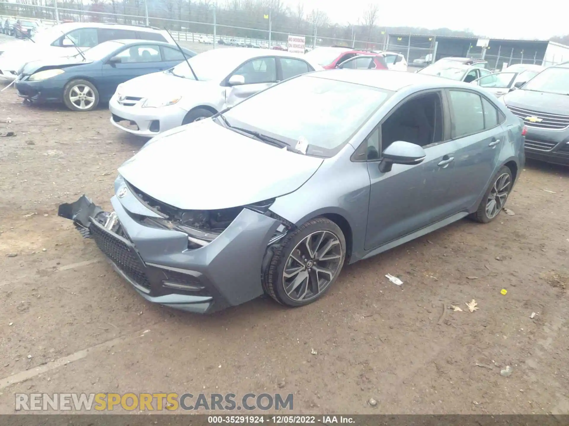 2 Photograph of a damaged car 5YFS4RCE7LP022483 TOYOTA COROLLA 2020