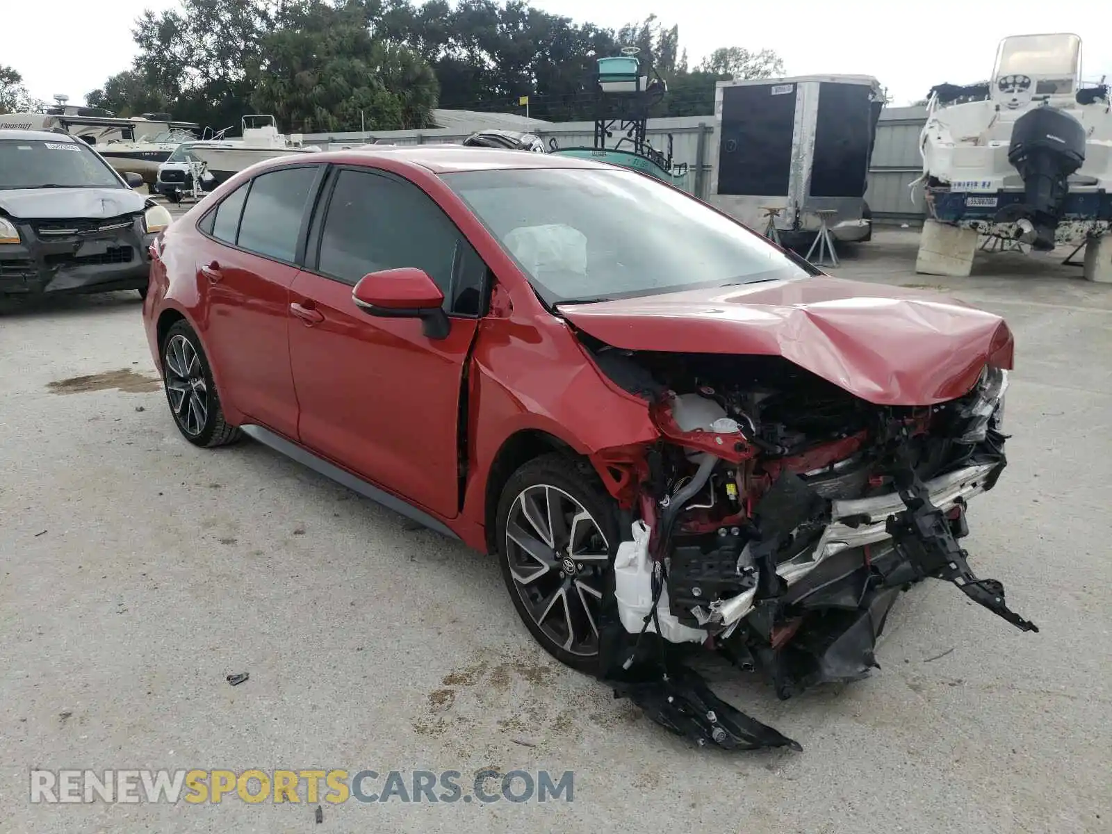 1 fotografías del automóvil dañado 5YFS4RCE7LP023455 TOYOTA COROLLA 2020