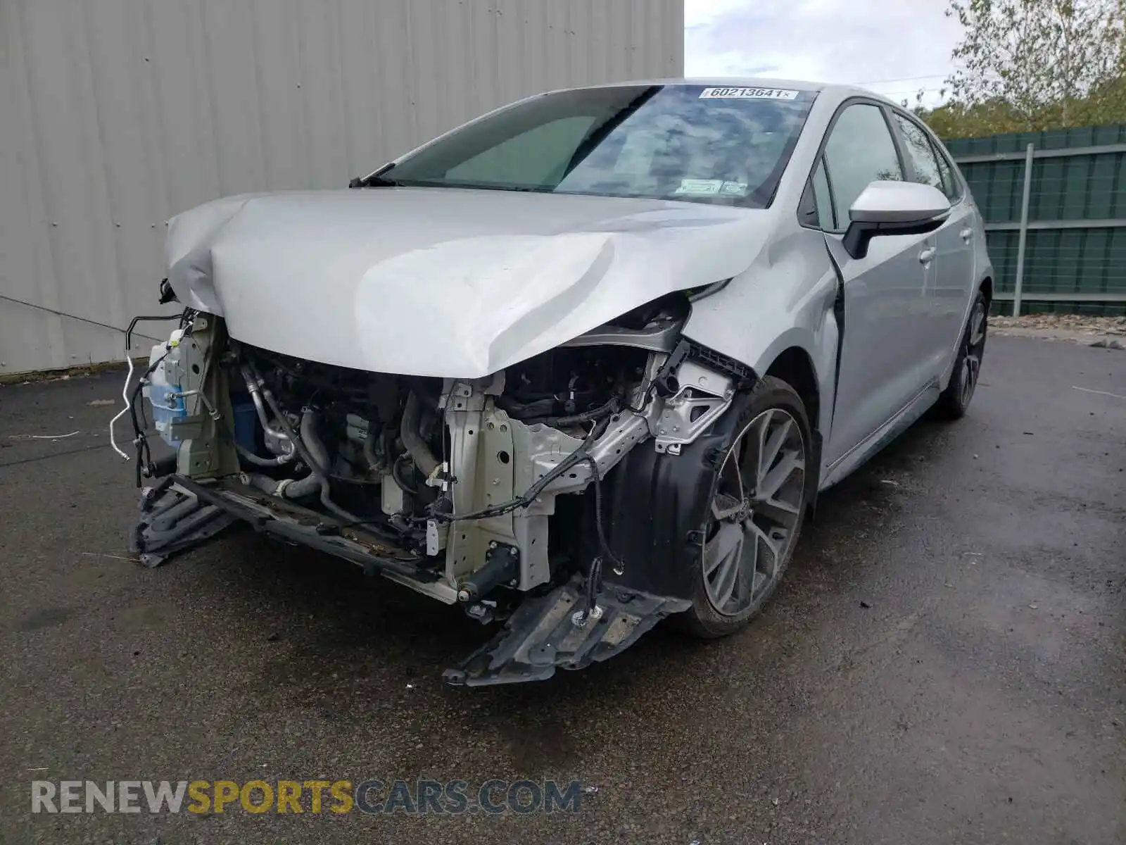 2 Photograph of a damaged car 5YFS4RCE7LP025500 TOYOTA COROLLA 2020