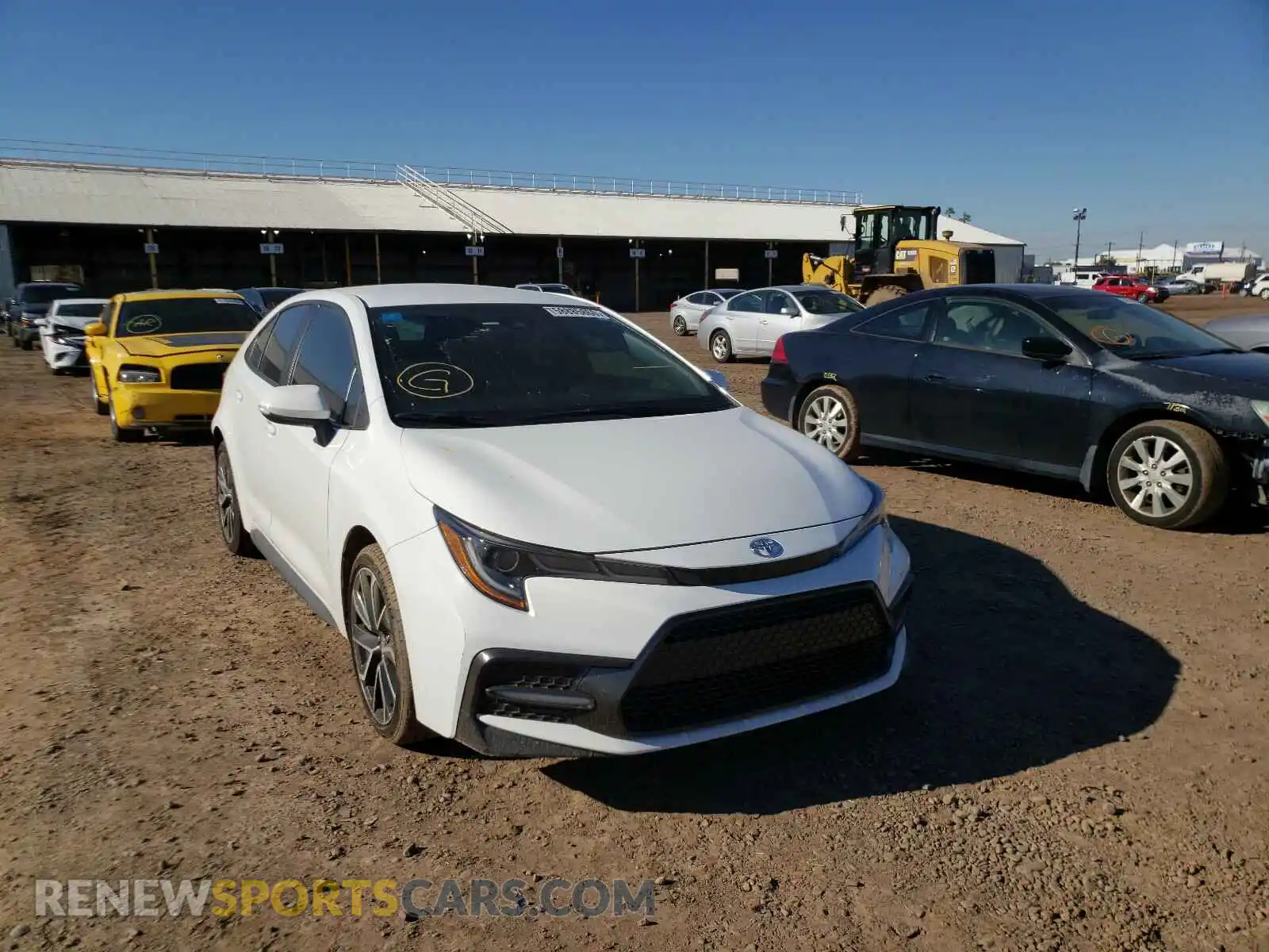 1 Photograph of a damaged car 5YFS4RCE7LP025559 TOYOTA COROLLA 2020