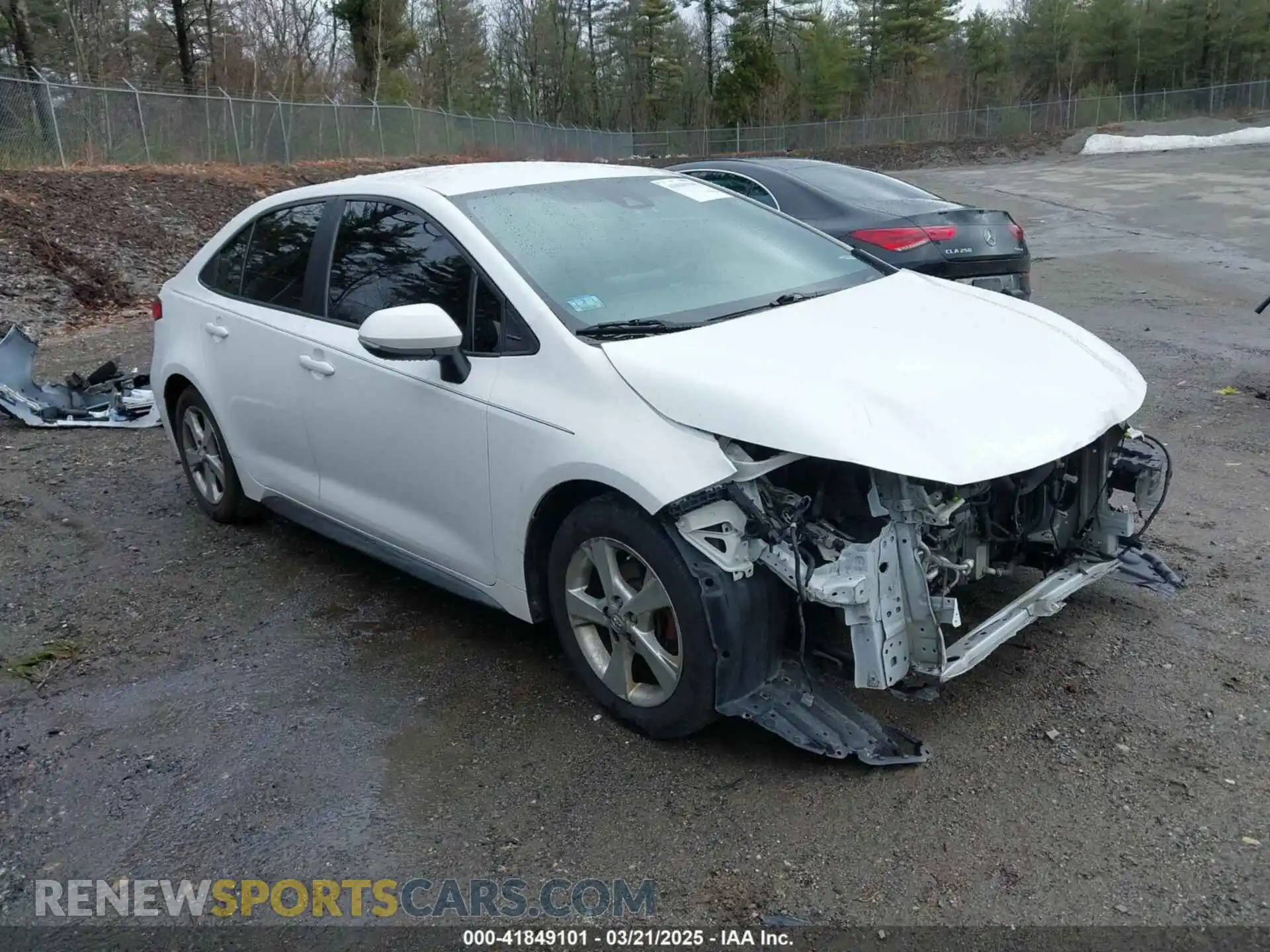 1 Photograph of a damaged car 5YFS4RCE7LP026260 TOYOTA COROLLA 2020