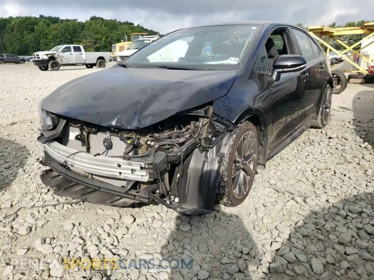 2 Photograph of a damaged car 5YFS4RCE7LP034407 TOYOTA COROLLA 2020