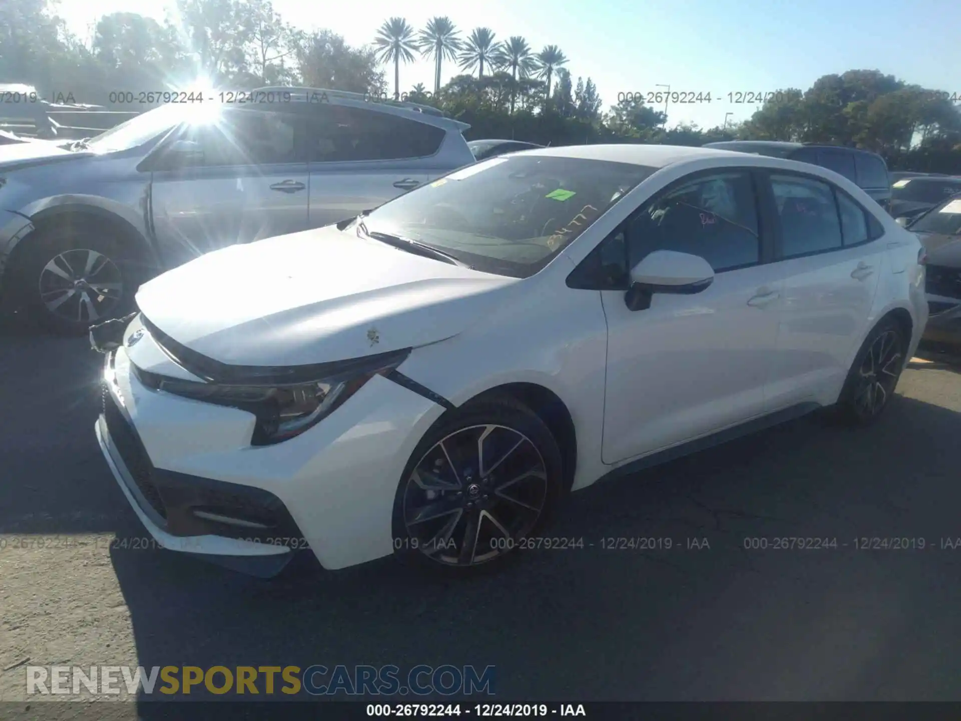 2 Photograph of a damaged car 5YFS4RCE7LP034777 TOYOTA COROLLA 2020