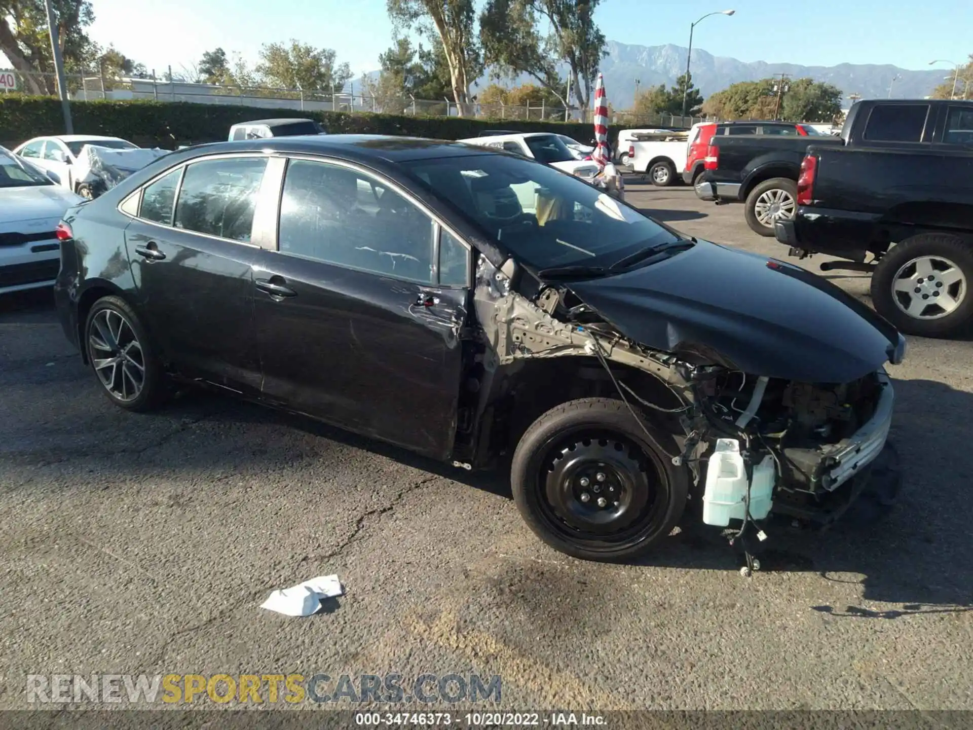 1 fotografías del automóvil dañado 5YFS4RCE7LP041731 TOYOTA COROLLA 2020