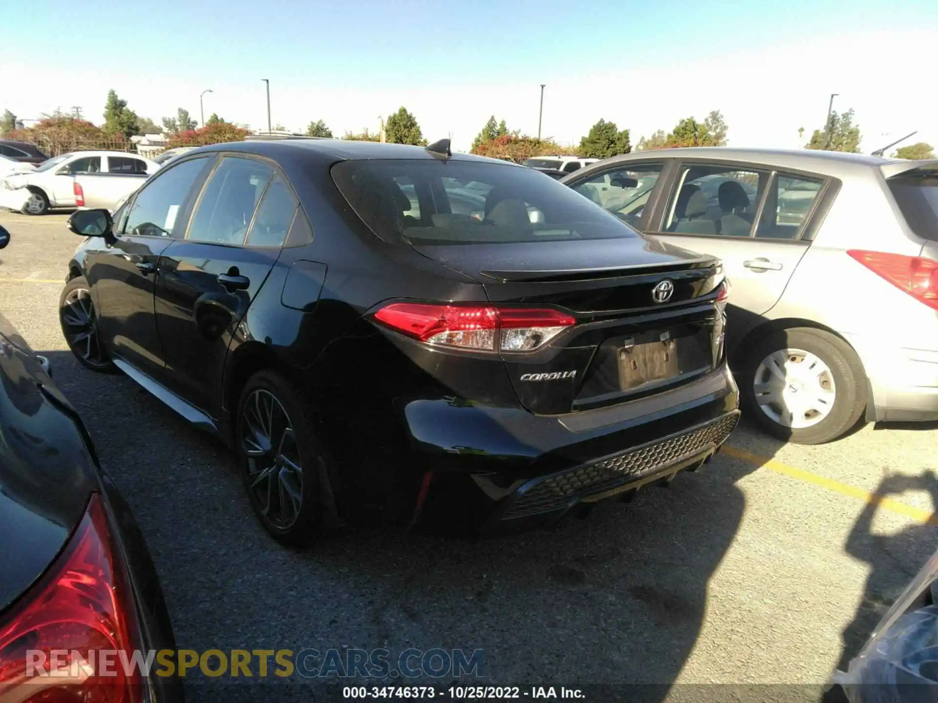 3 fotografías del automóvil dañado 5YFS4RCE7LP041731 TOYOTA COROLLA 2020