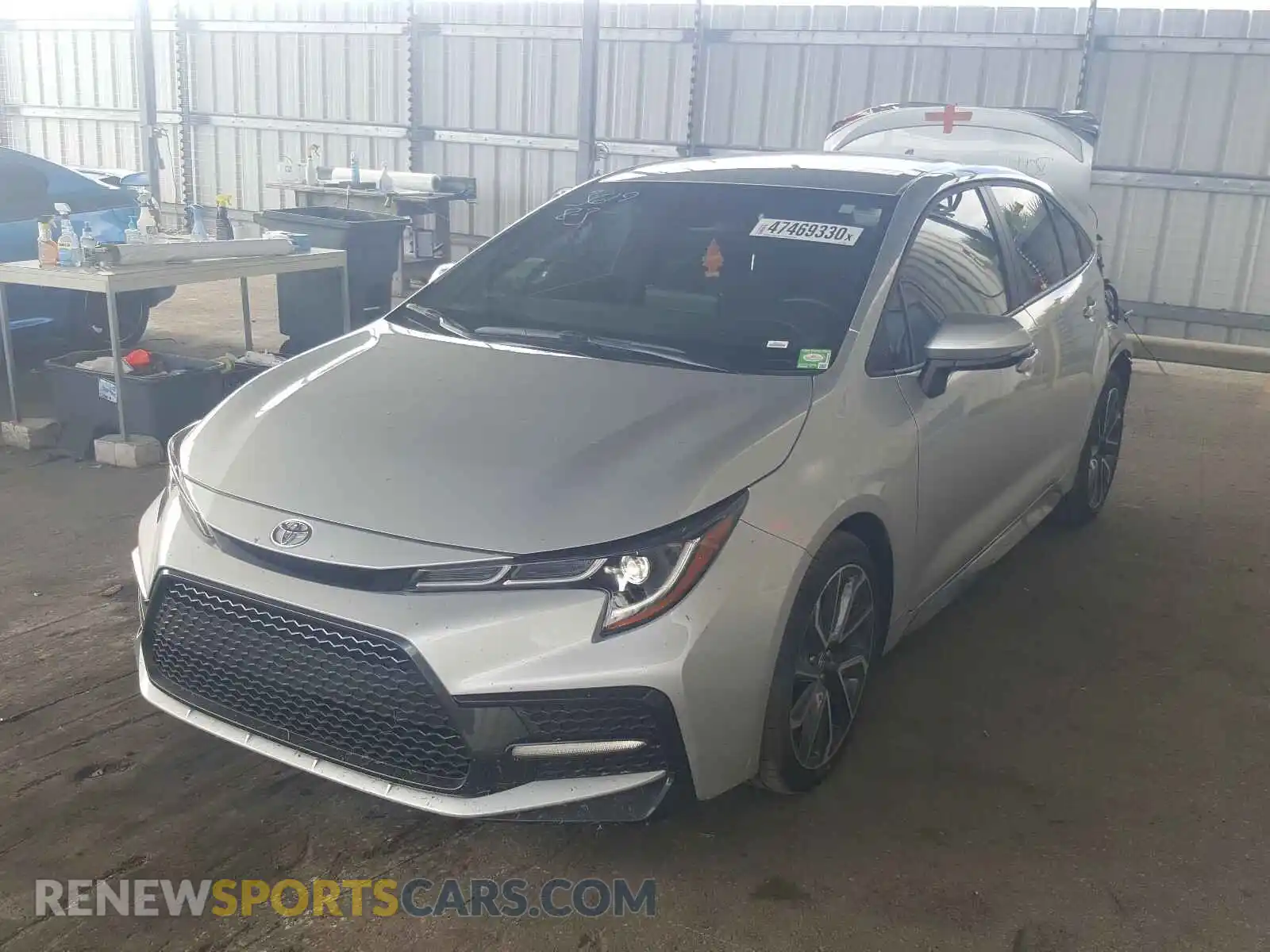 2 Photograph of a damaged car 5YFS4RCE7LP047397 TOYOTA COROLLA 2020