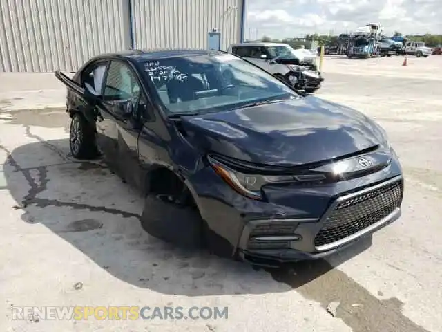 1 Photograph of a damaged car 5YFS4RCE7LP053393 TOYOTA COROLLA 2020
